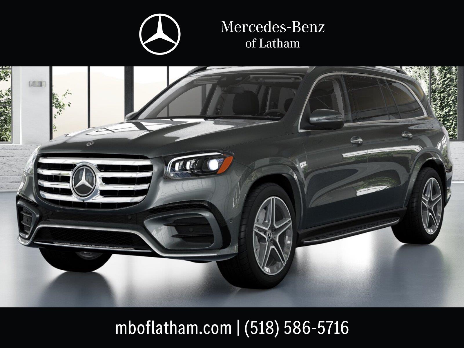 Gray (Selenite Grey Metallic) 2026 Mercedes-Benz GLS SUV / Crossover All-Wheel Drive Automatic