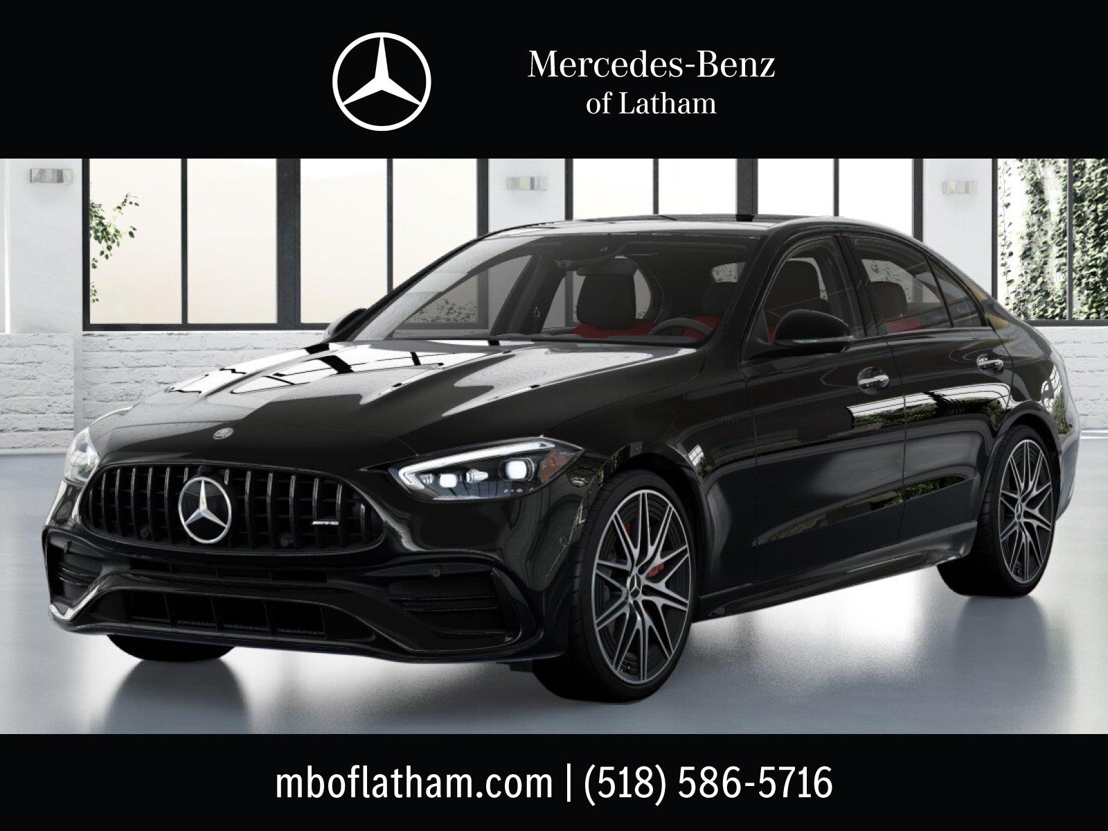 Black 2026 Mercedes-Benz C-Class Sedan All-Wheel Drive Automatic