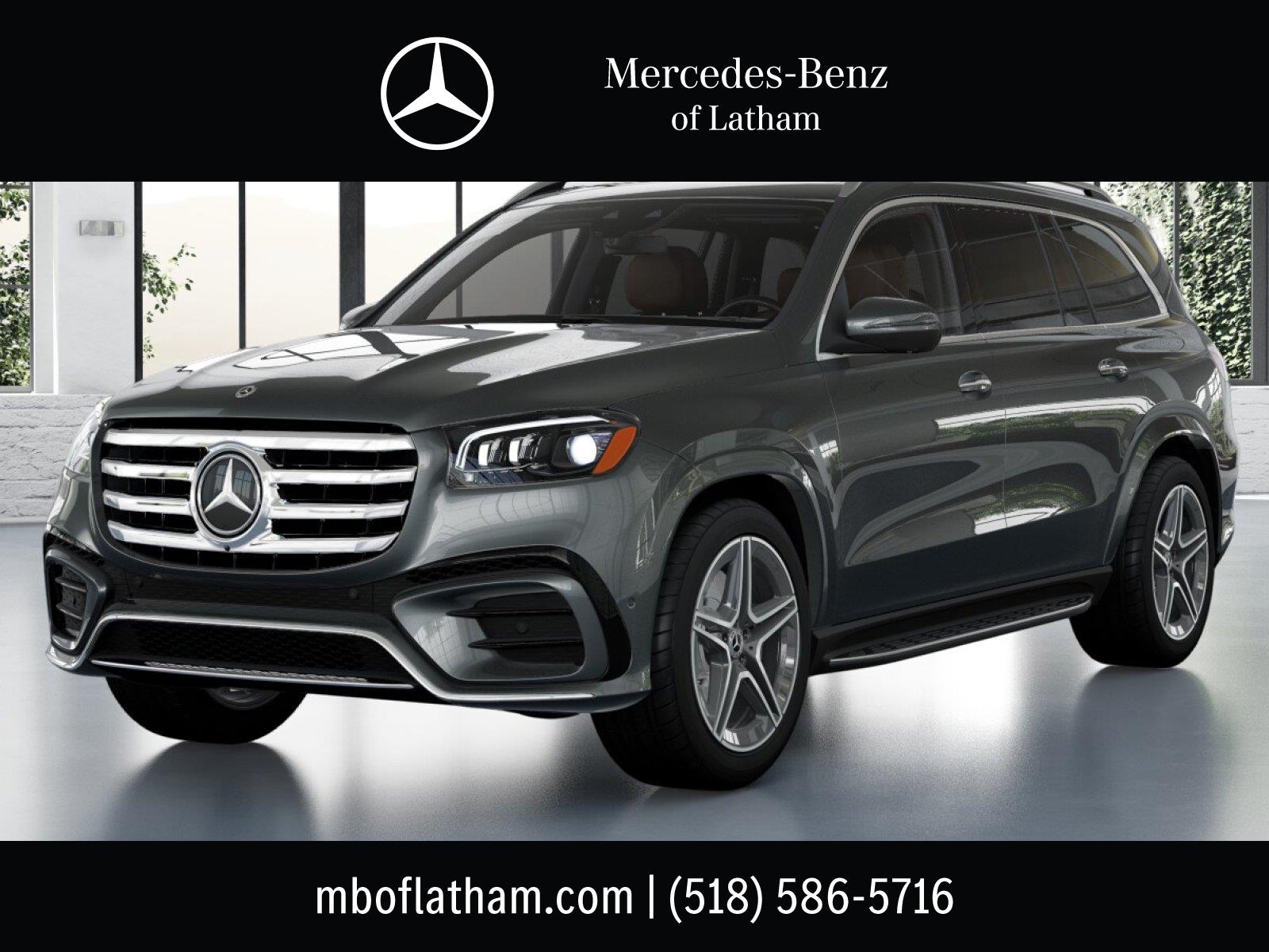 Gray (Selenite Grey Metallic) 2026 Mercedes-Benz GLS SUV / Crossover All-Wheel Drive Automatic