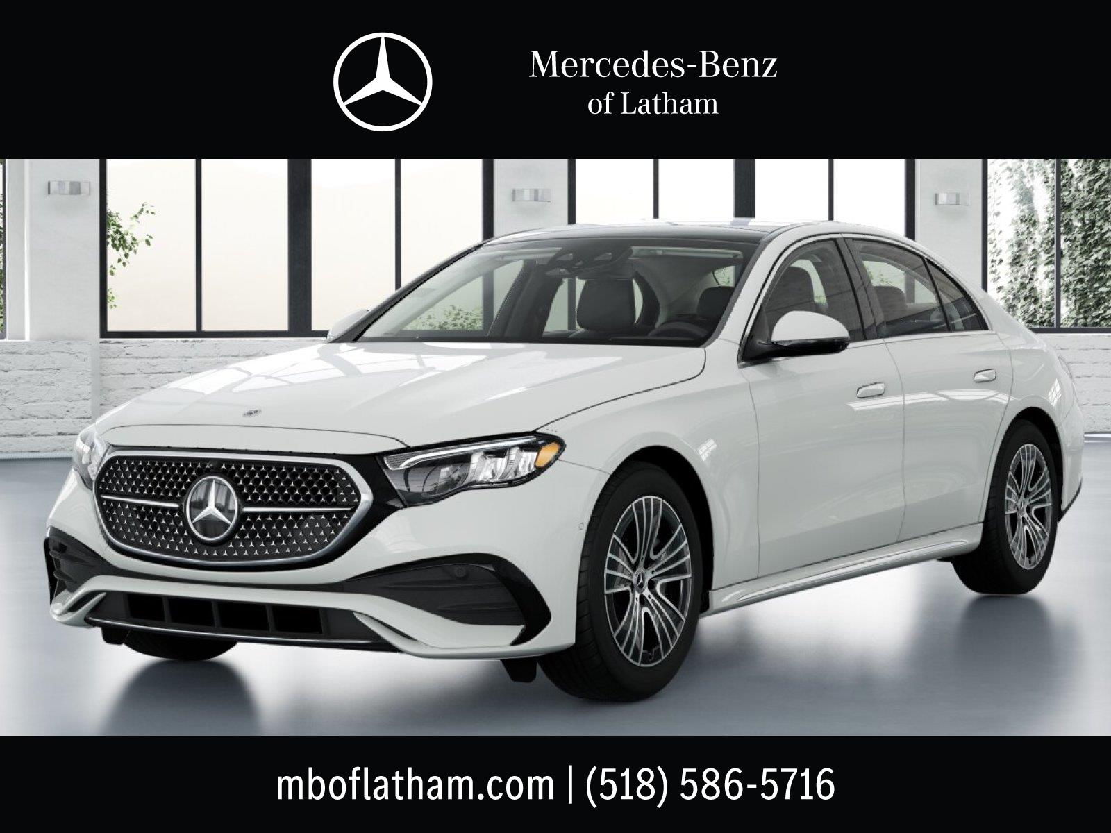 Polar White 2026 Mercedes-Benz E-Class Sedan All-Wheel Drive Automatic