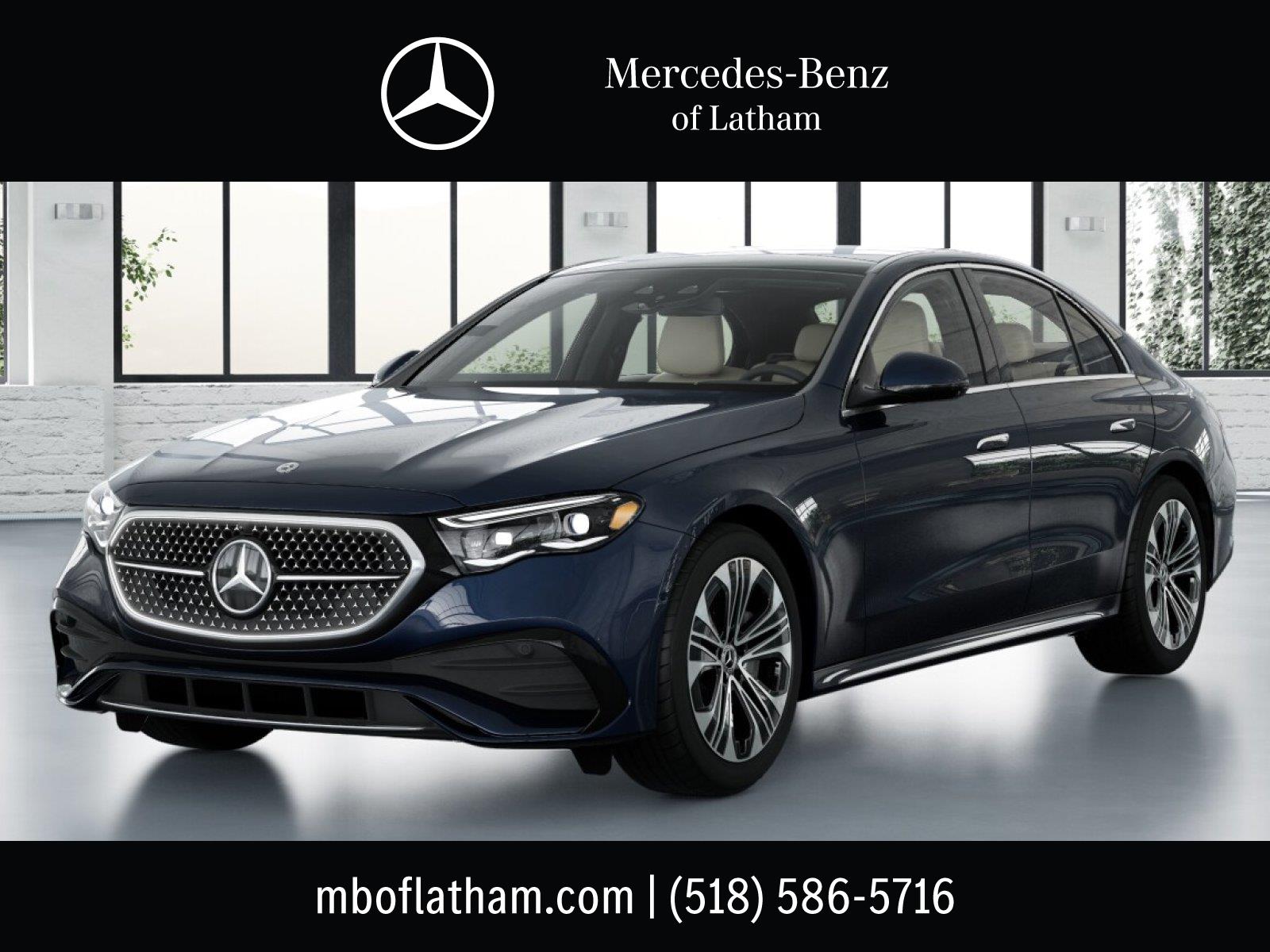 Nautical Blue Metallic 2026 Mercedes-Benz E-Class Sedan All-Wheel Drive Automatic