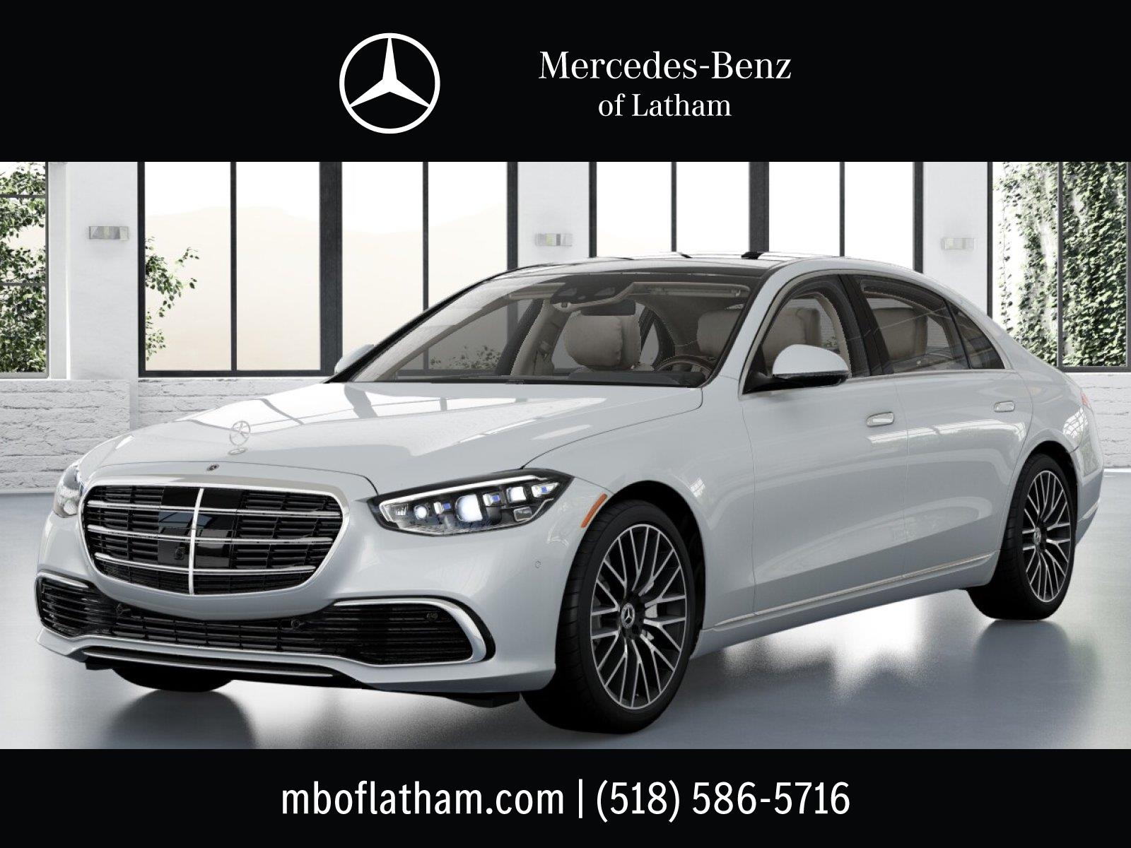 MANUFAKTUR Moonlight White Metallic 2026 Mercedes-Benz S-Class Sedan All-Wheel Drive Automatic