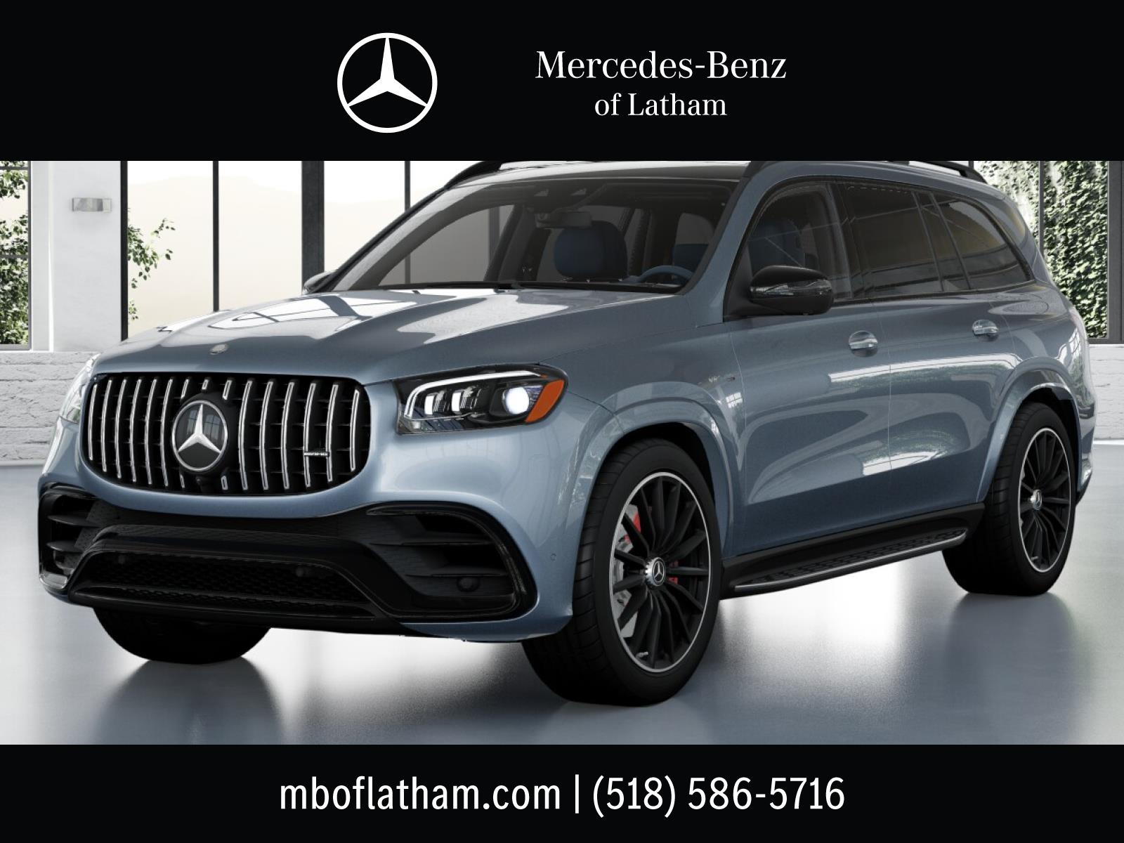MANUFAKTUR Cote d'Azur Light Blue Metallic 2026 Mercedes-Benz GLS SUV / Crossover All-Wheel Drive Automatic