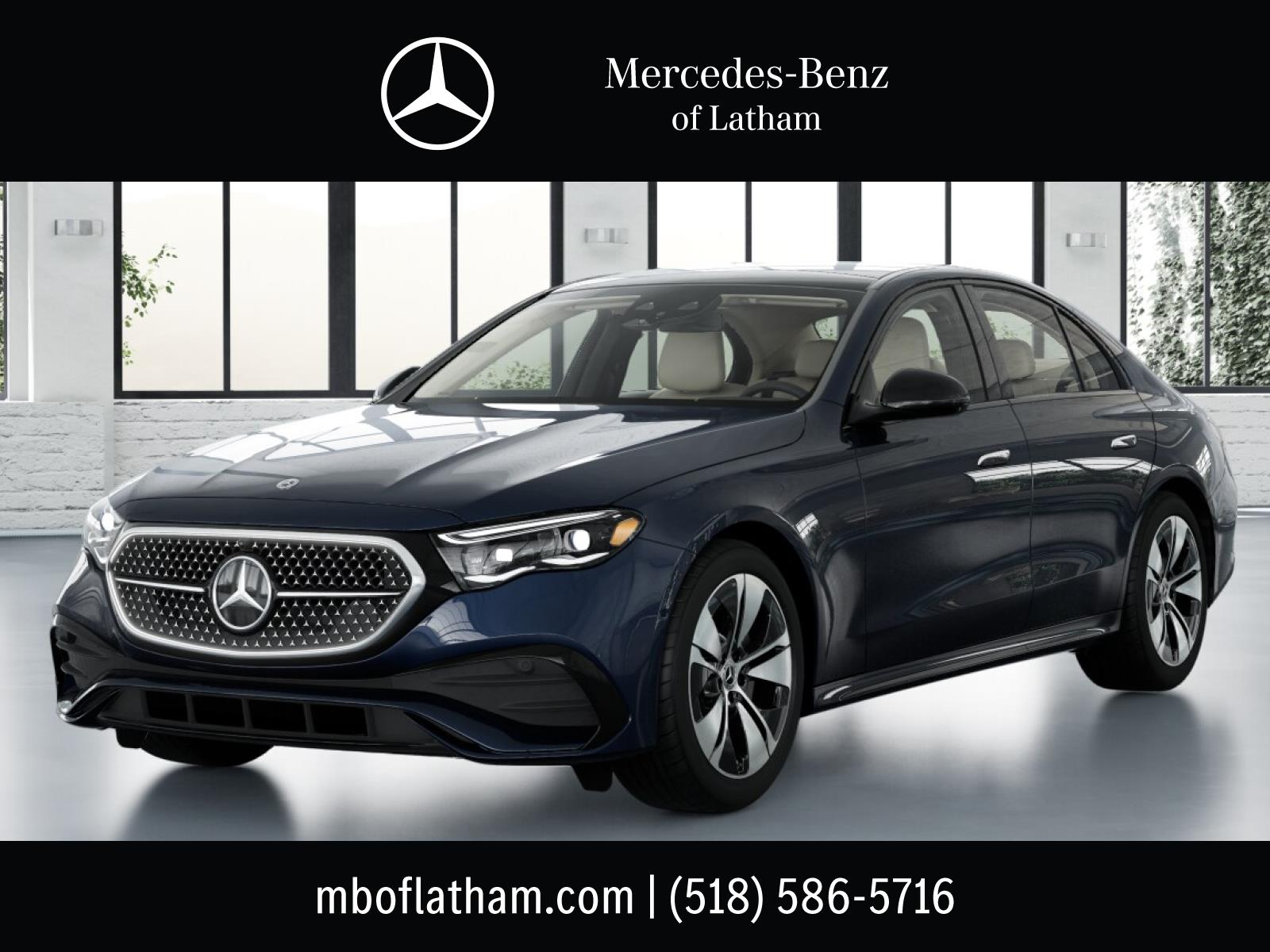 Nautical Blue Metallic 2026 Mercedes-Benz E-Class Sedan All-Wheel Drive Automatic