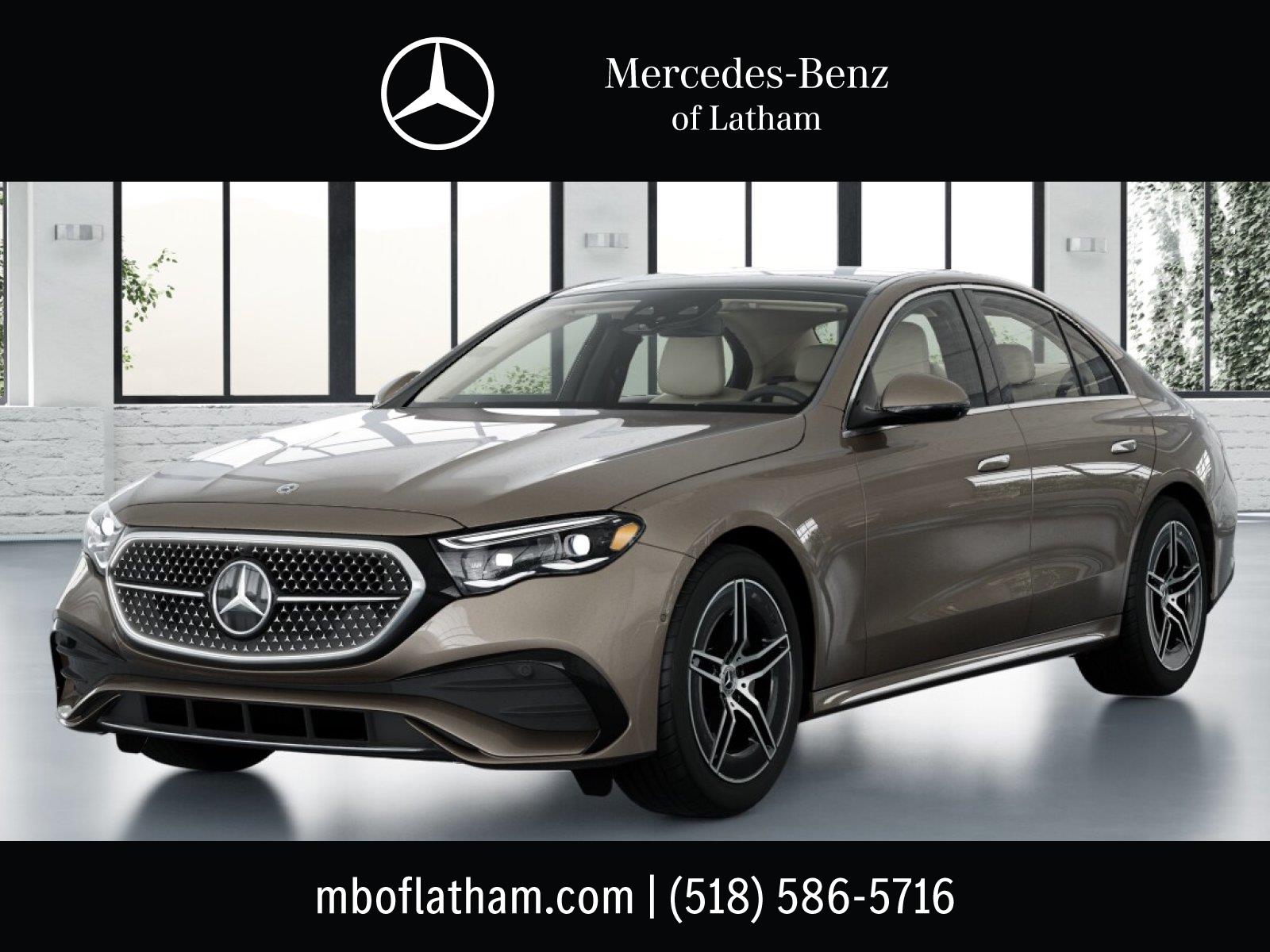 Sonoran Brown Metallic 2026 Mercedes-Benz E-Class Sedan All-Wheel Drive Automatic