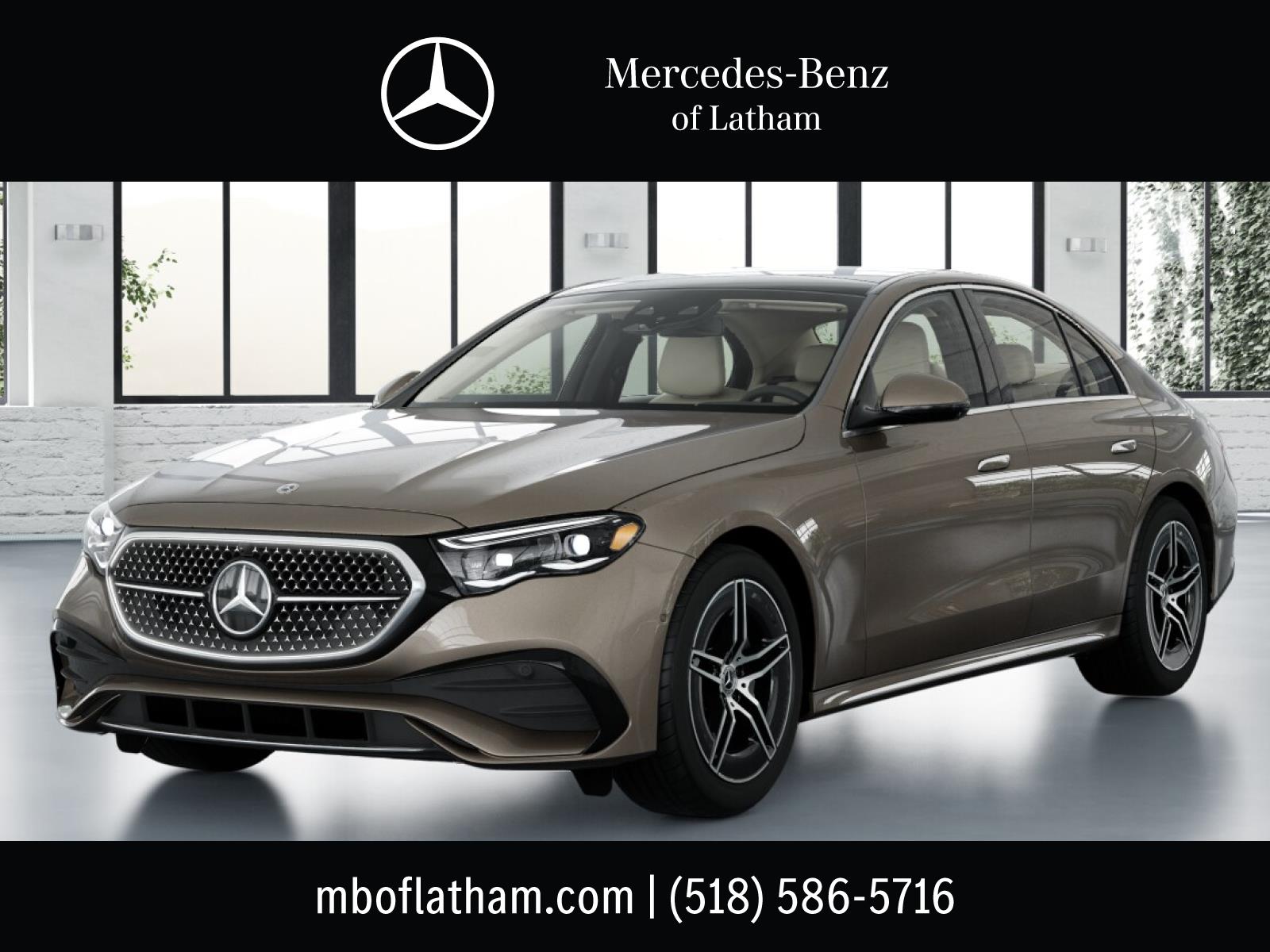 Sonoran Brown Metallic 2026 Mercedes-Benz E-Class Sedan All-Wheel Drive Automatic