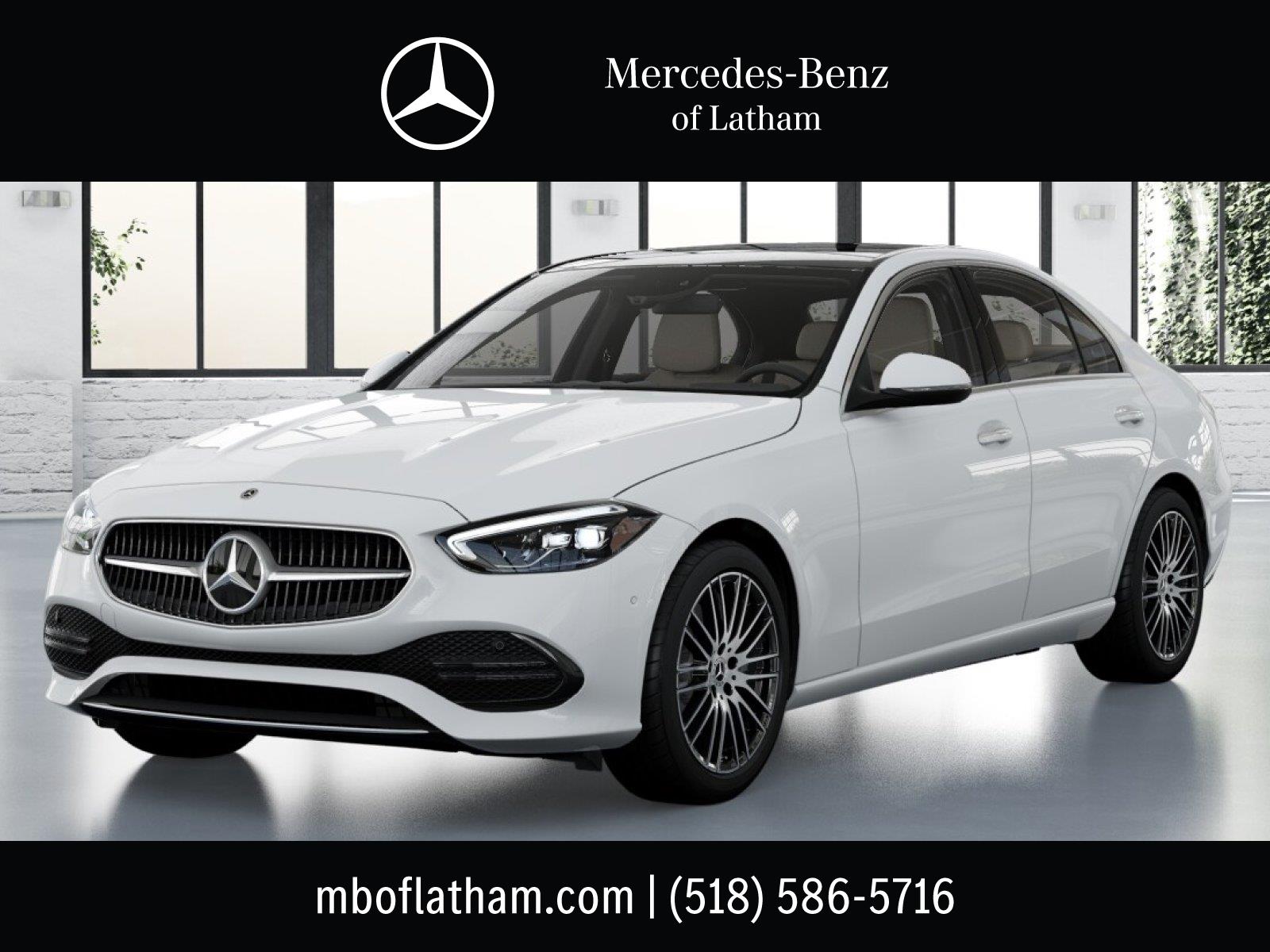 Polar White 2026 Mercedes-Benz C-Class Sedan All-Wheel Drive Automatic