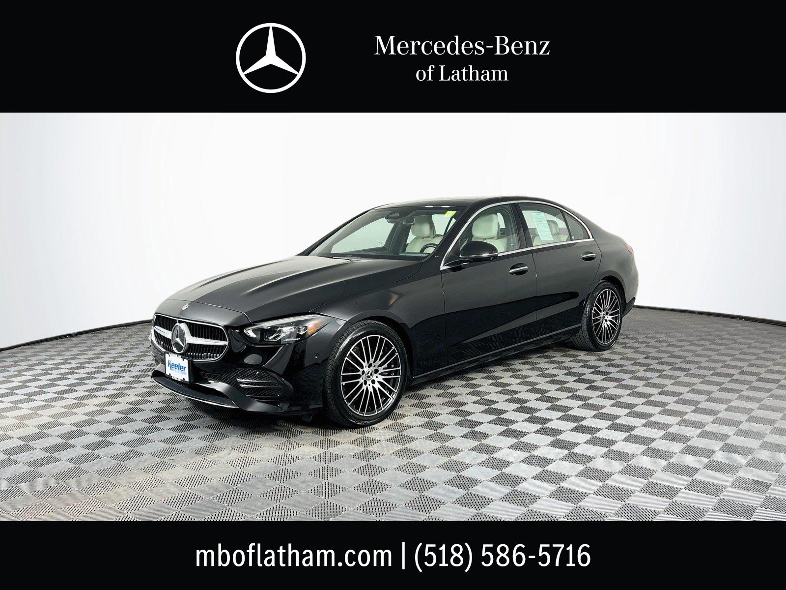 Black 2023 Mercedes-Benz C-Class Sedan All-Wheel Drive Automatic