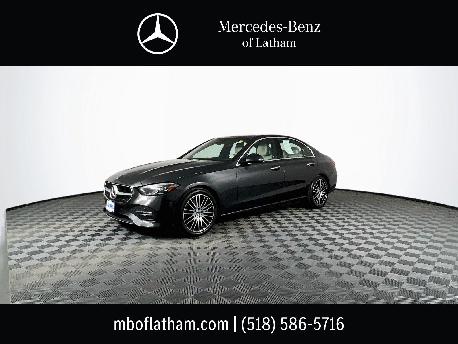 Gray (Graphite Grey Metallic) 2023 Mercedes-Benz C-Class Sedan All-Wheel Drive Automatic