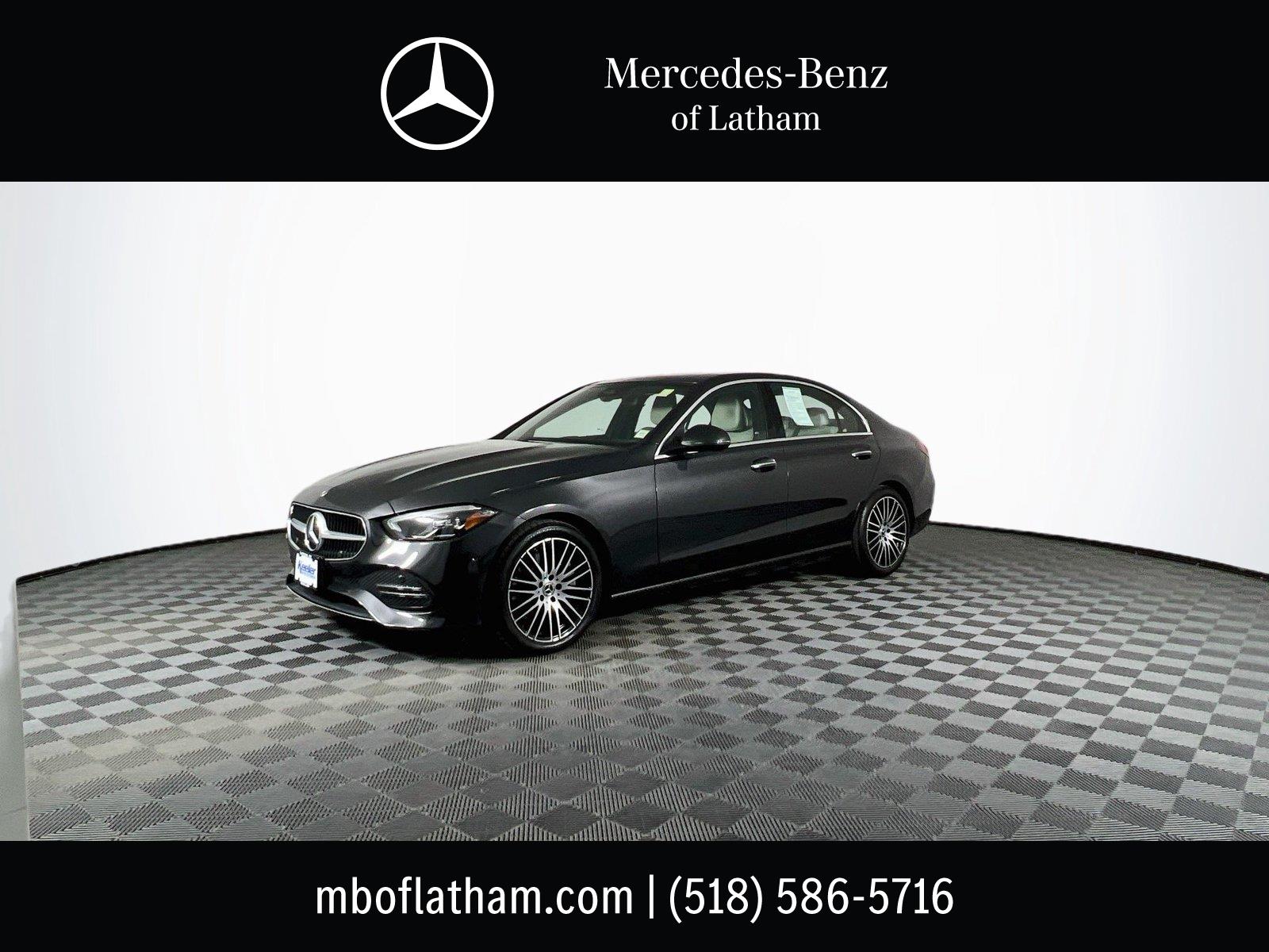 Gray (Graphite Grey Metallic) 2023 Mercedes-Benz C-Class Sedan All-Wheel Drive Automatic