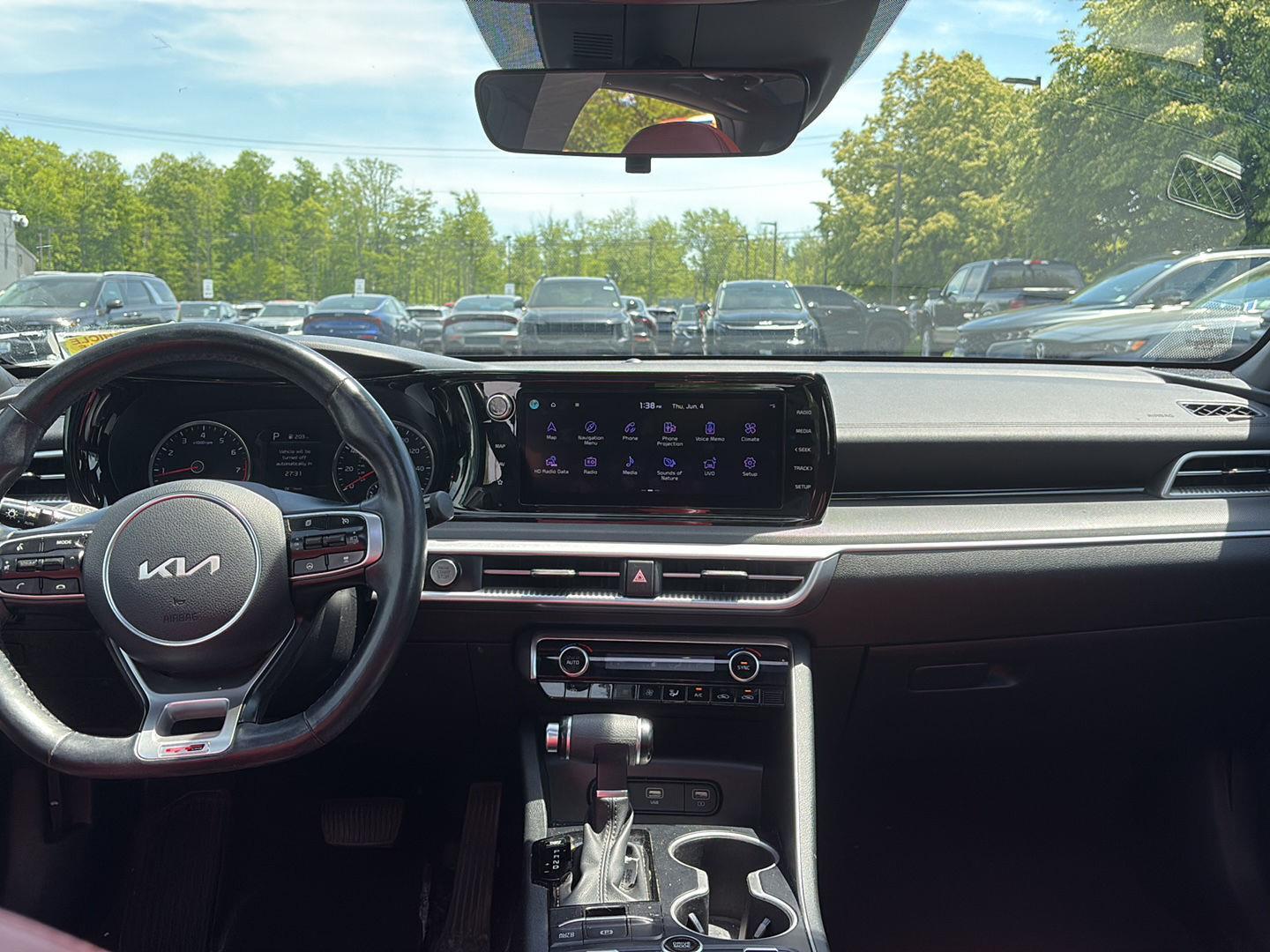 Used 2022 Glacial White Pearl Kia GT-Line image 2
