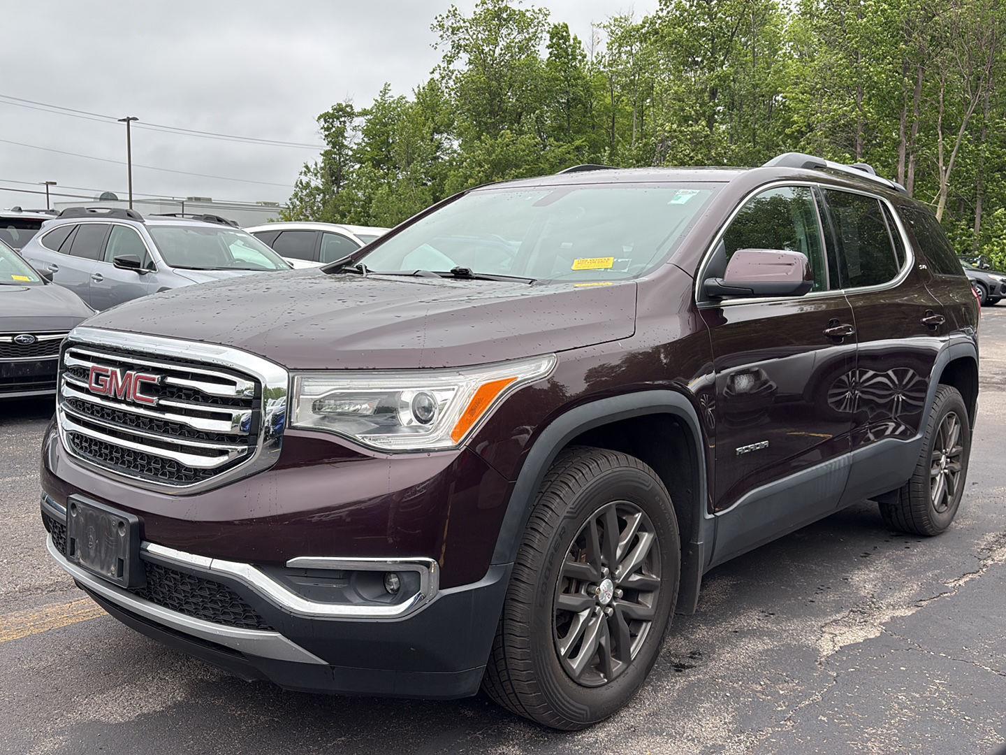 Used 2018 Black Cherry Metallic GMC SLT image 15