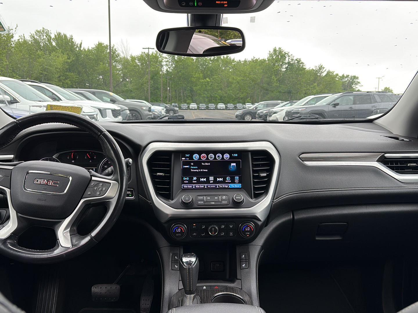 Used 2018 Black Cherry Metallic GMC SLT image 2