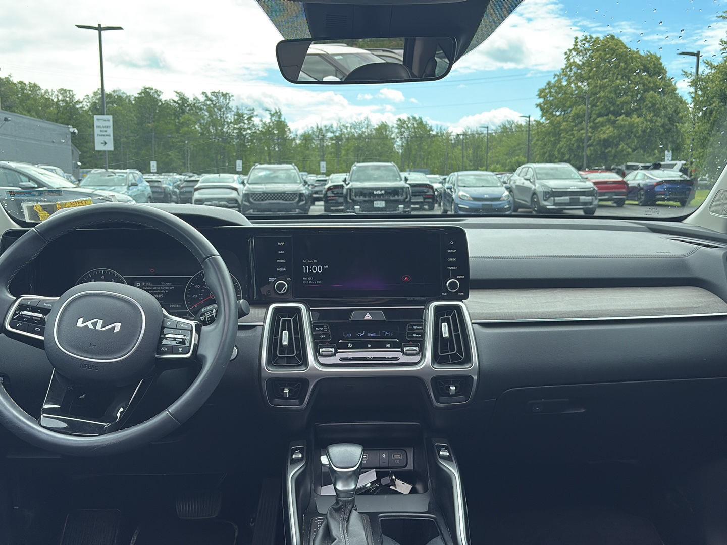 Certified Used 2023 Wolf Gray Kia X-Line EX image 2