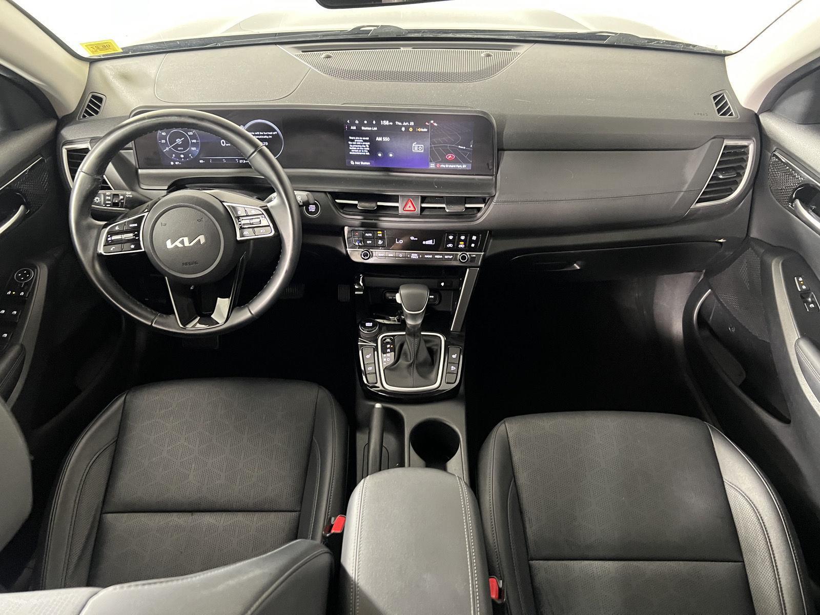 Certified Used 2024 Dark Ocean Blue Kia EX image 2