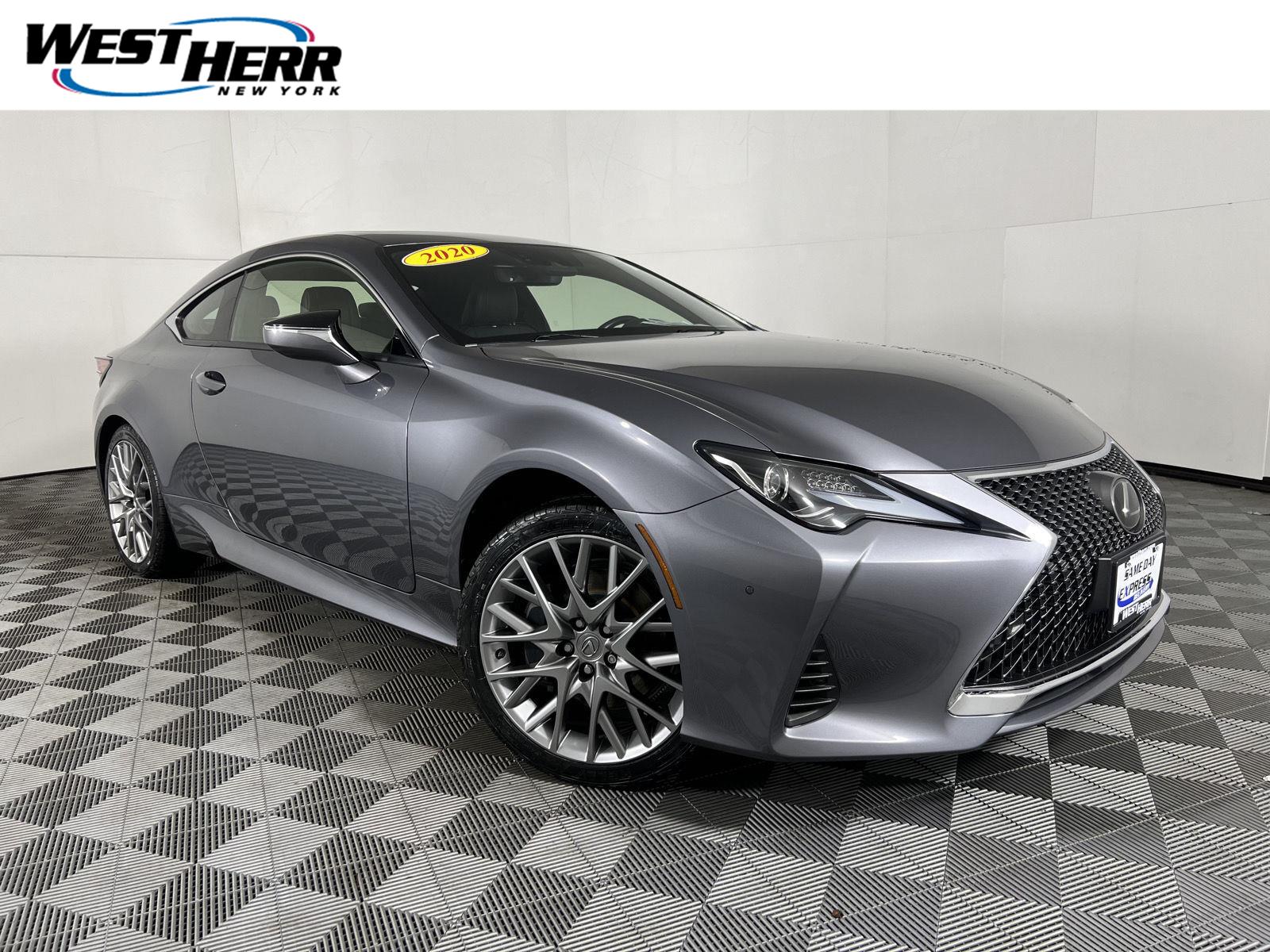 Nebula Gray Pearl 2020 Lexus RC Coupe All-Wheel Drive Automatic