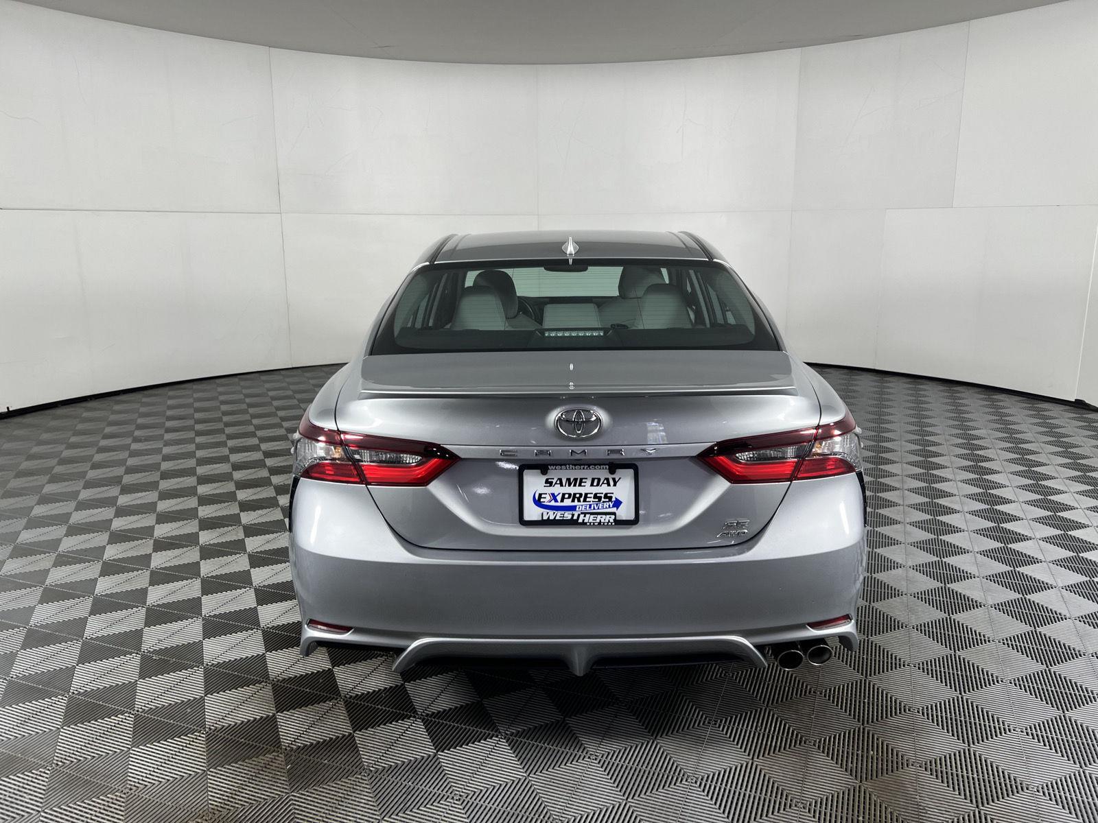 Used 2022 Celestial Silver Metallic Toyota SE image 5