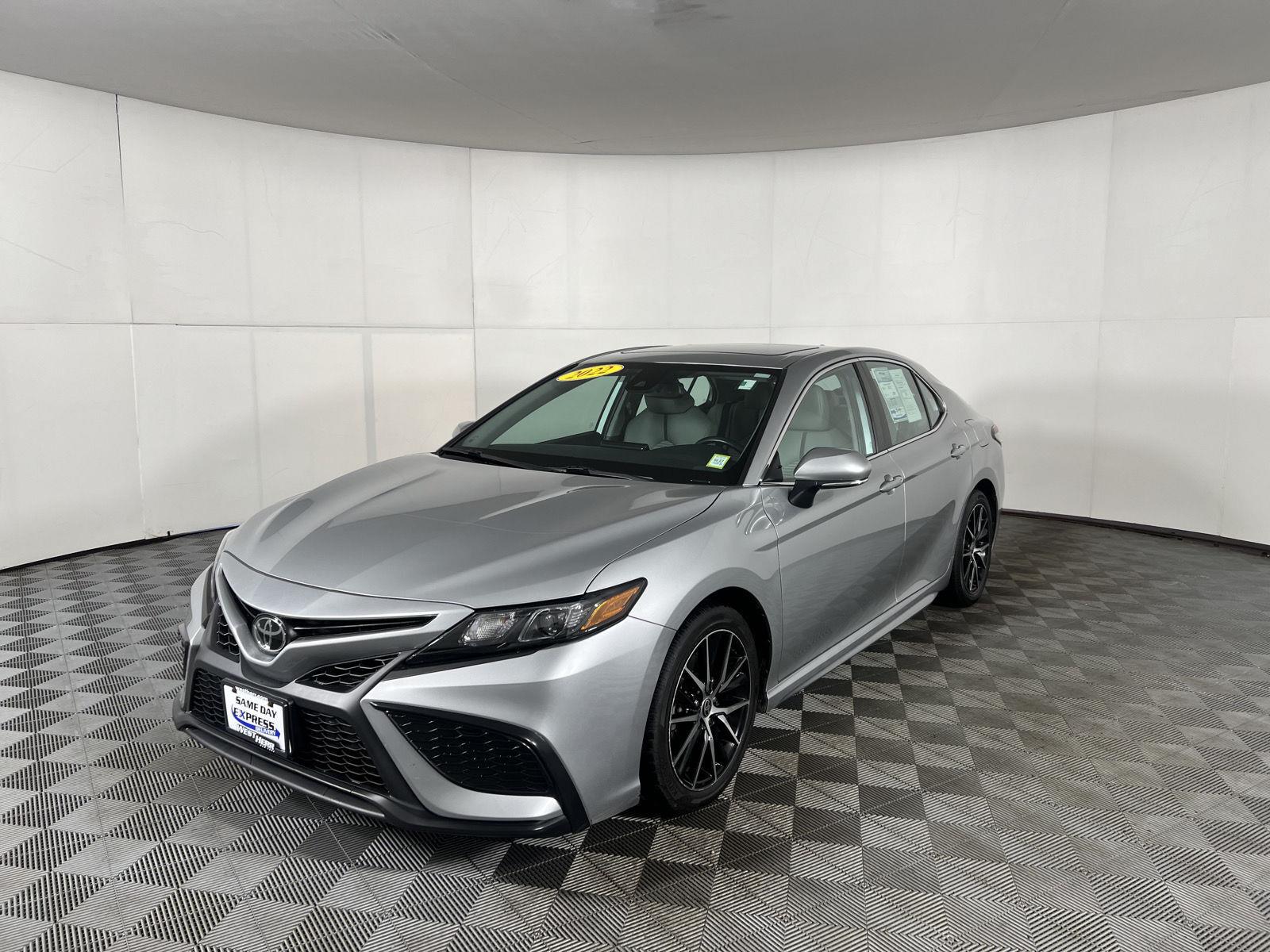 Used 2022 Celestial Silver Metallic Toyota SE image 10