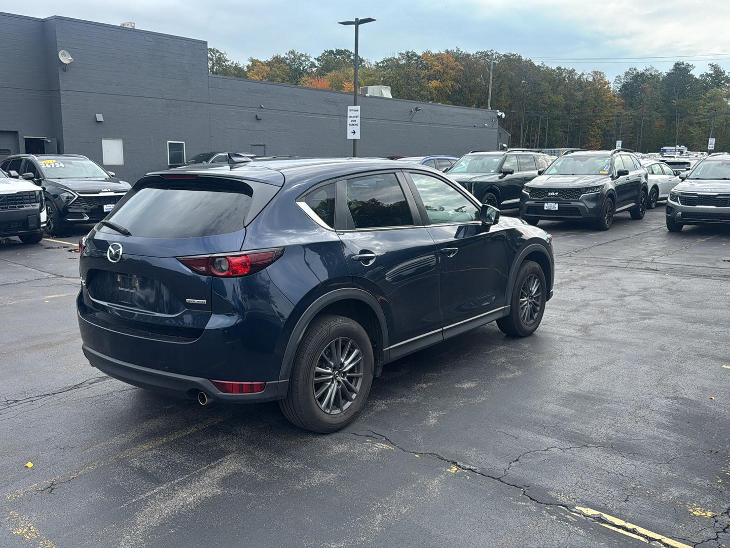 Used 2021 Deep Crystal Blue Mica Mazda Touring image 8
