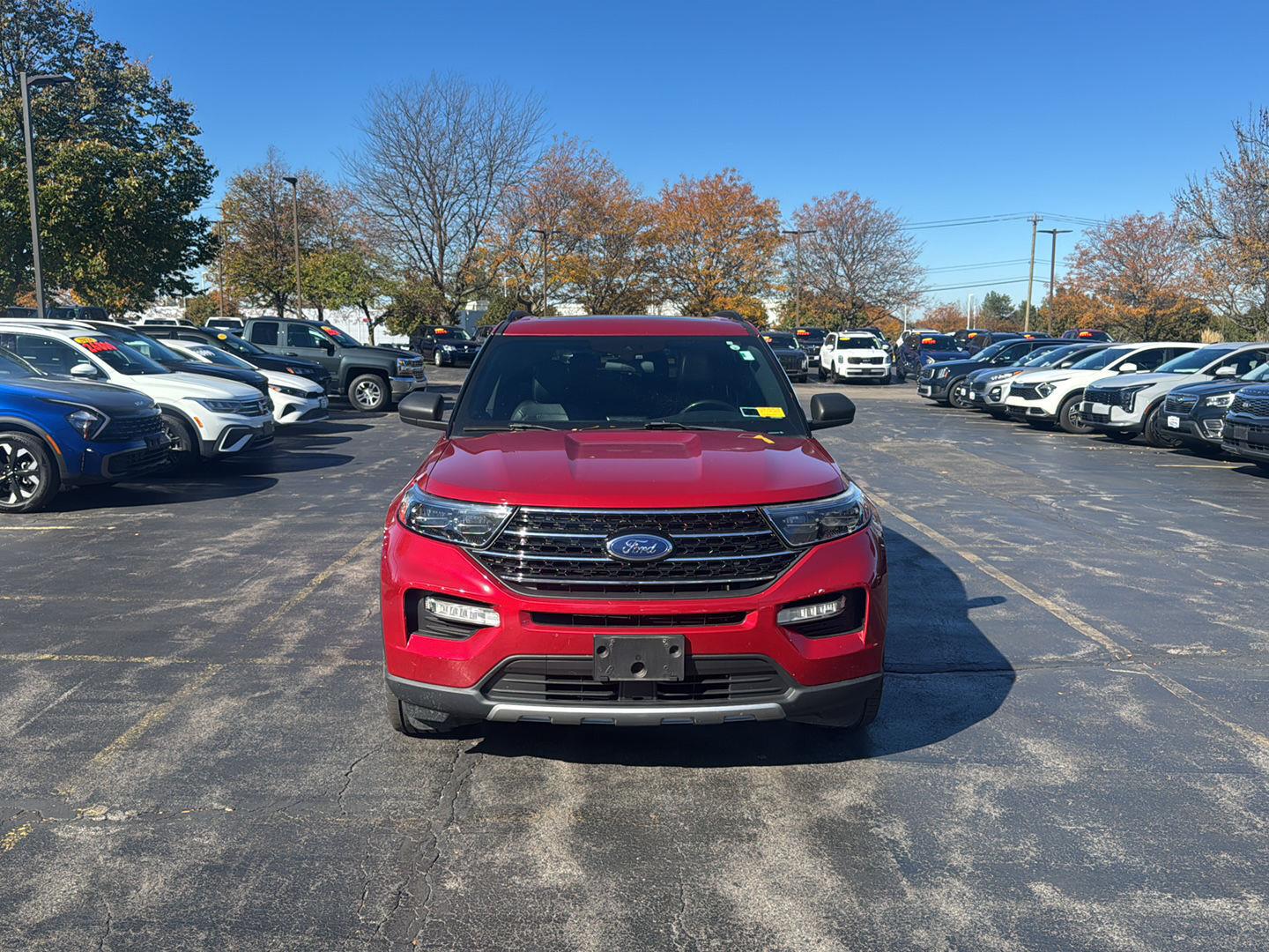 Used 2020 Rapid Red Metallic Tinted Clearcoat Ford XLT image 2