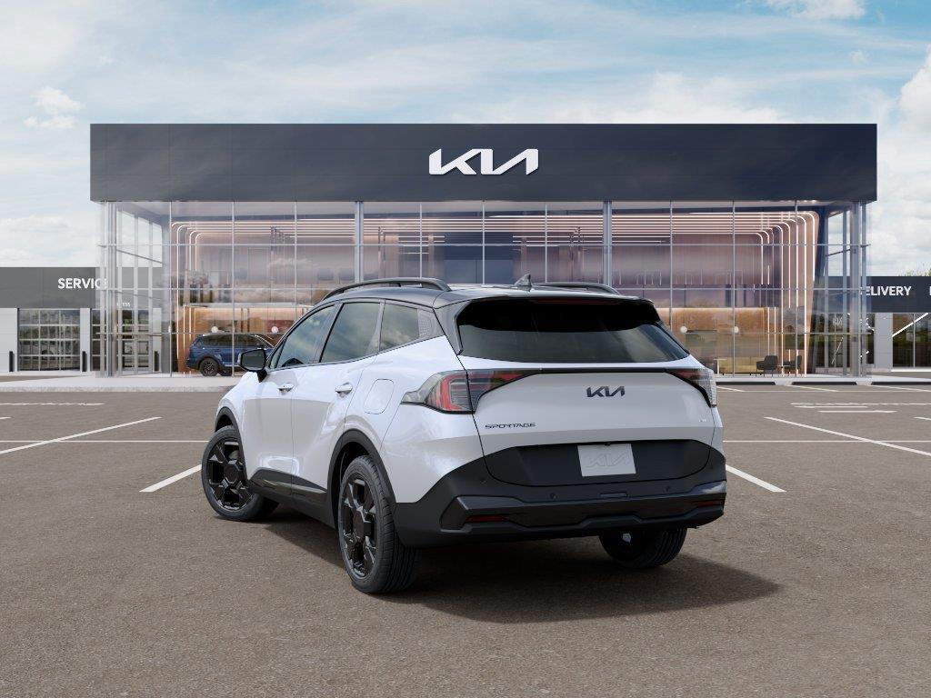 New 2027 Glacial White Pearl/Ebony Black Roof Kia X-Line image 4