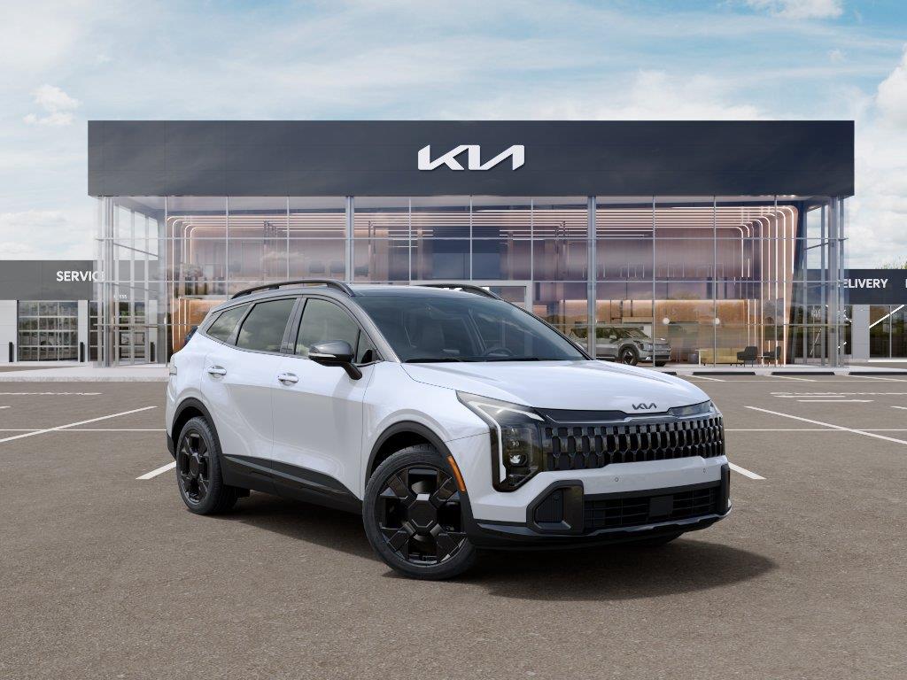 New 2027 Glacial White Pearl/Ebony Black Roof Kia X-Line image 8