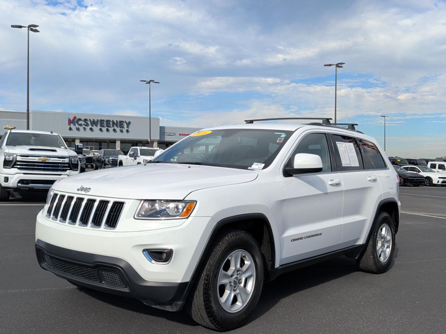 Bright White Clearcoat 2016 Jeep Grand Cherokee SUV / Crossover 4X2 8-Speed Automatic
