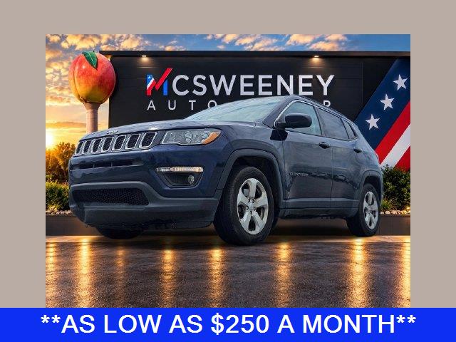 Jazz Blue Pearlcoat 2021 Jeep Compass SUV / Crossover Front-Wheel Drive 6-Speed Automatic