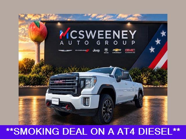 Summit White 2022 GMC Sierra 2500HD Pickup Truck Four-Wheel Drive Automatic