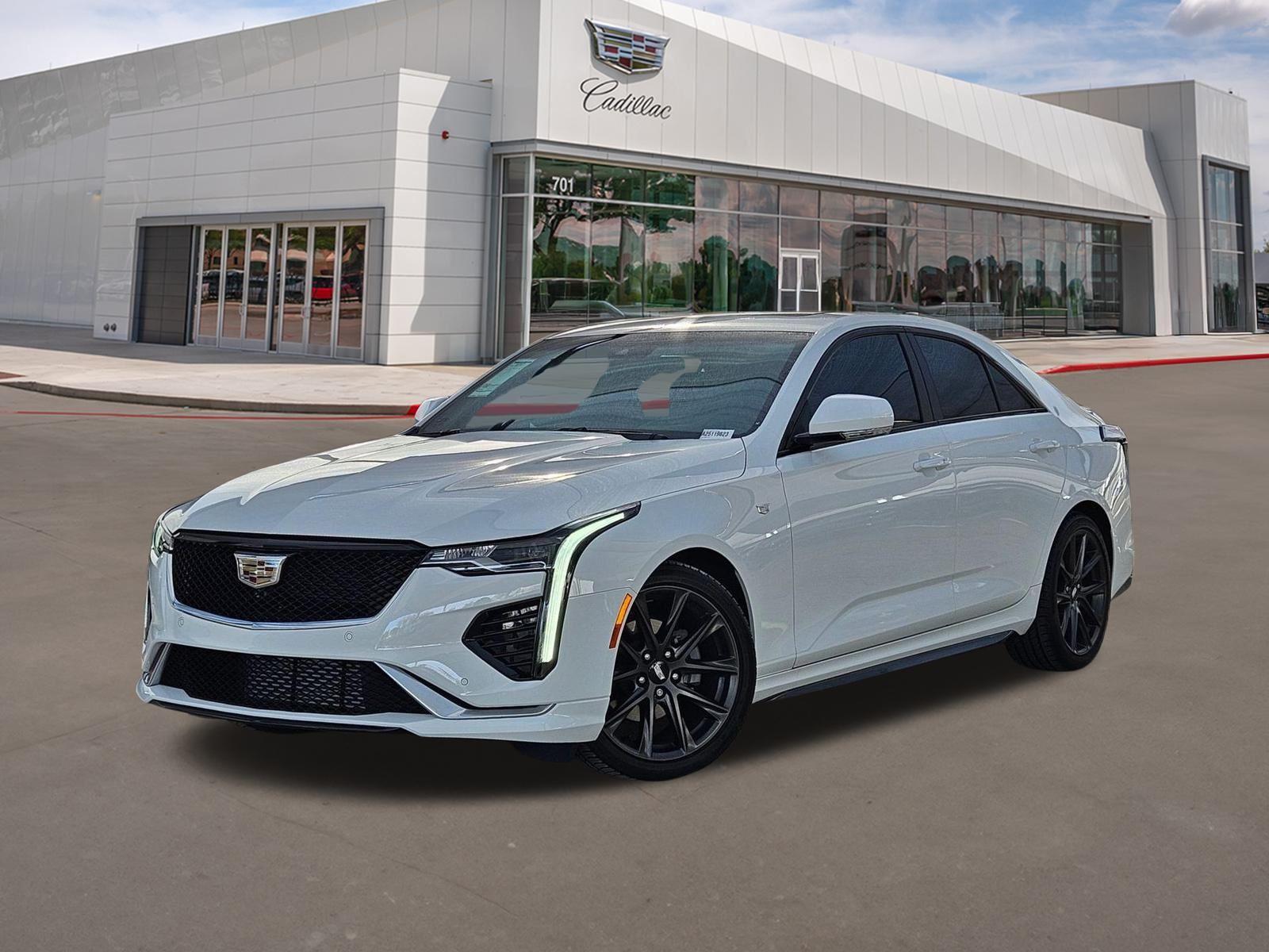 Summit White 2025 Cadillac CT4 Sedan Rear-Wheel Drive 8-Speed Automatic