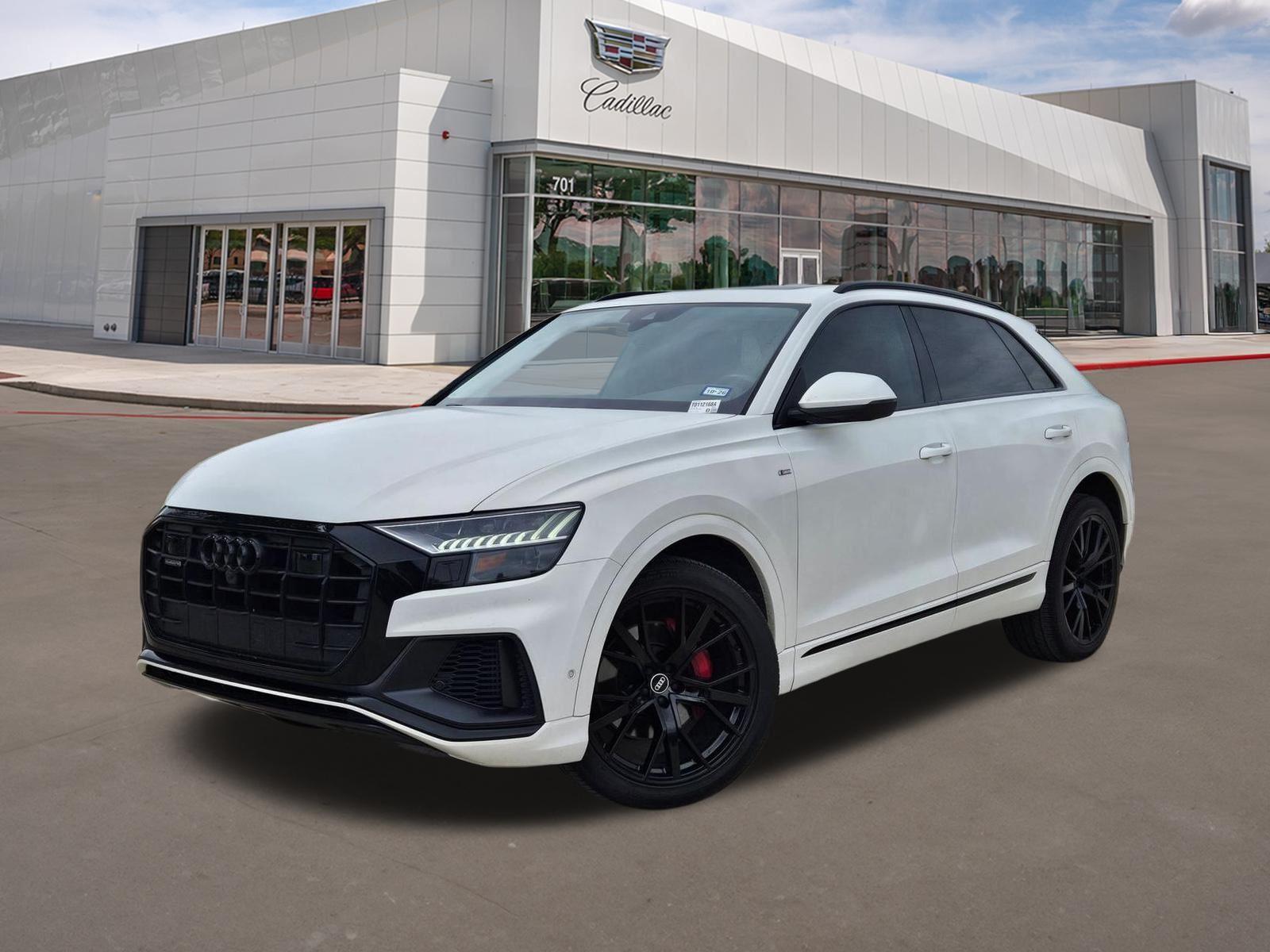 Glacier White Metallic 2021 Audi Q8 quattro Premium Plus 55 TFSI SUV / Crossover All-Wheel Drive Automatic