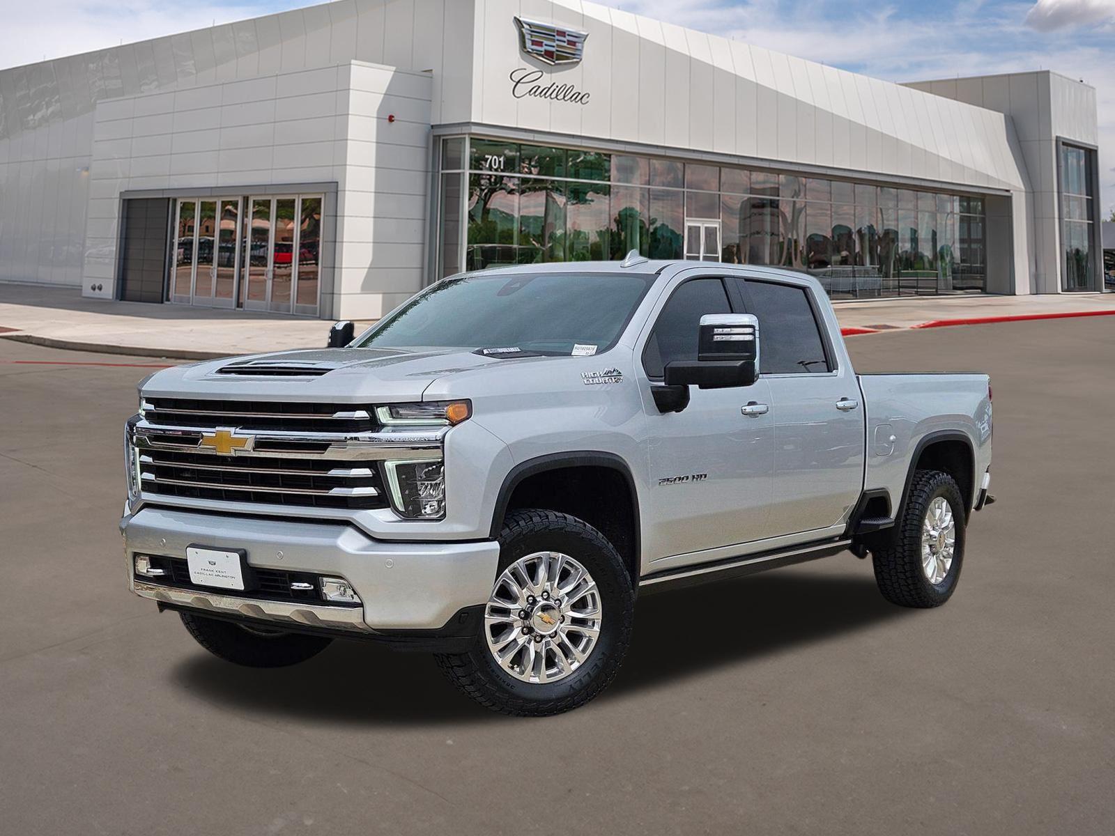 Silver Ice Metallic 2022 Chevrolet Silverado 2500HD High Country Crew Cab 4WD Pickup Truck Four-Wheel Drive Automatic