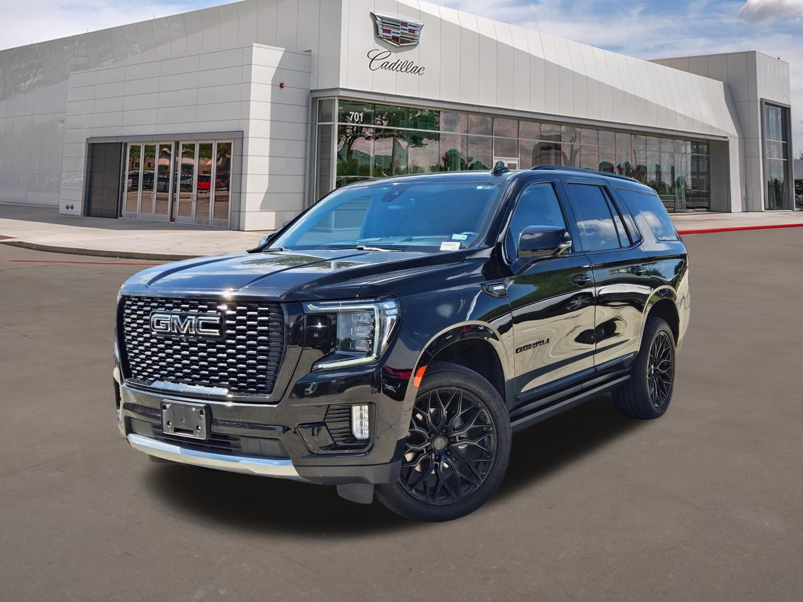 Onyx Black 2022 GMC Yukon Denali 4WD SUV / Crossover Four-Wheel Drive Automatic