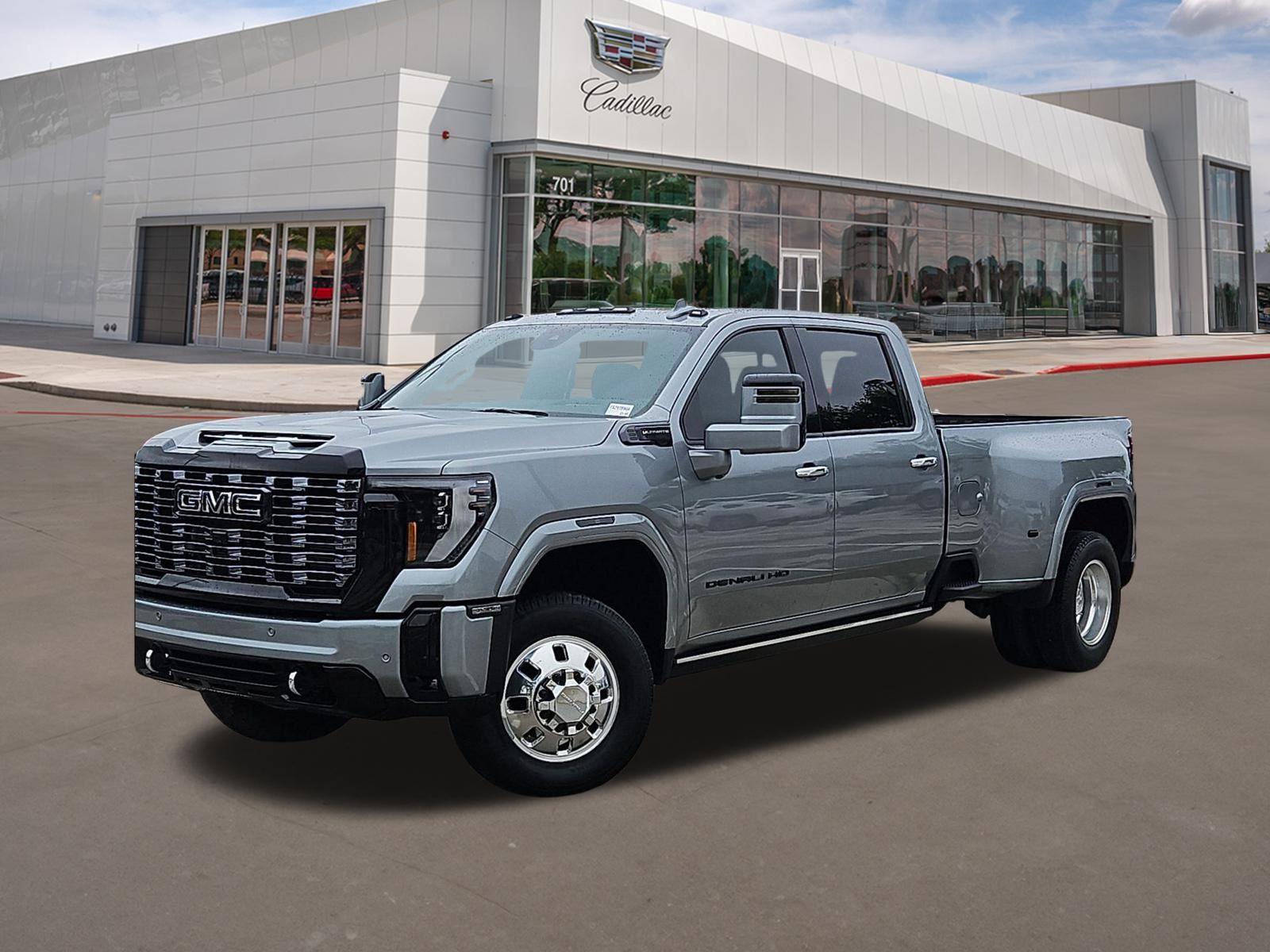 Sterling Metallic 2025 GMC Sierra 3500HD Denali Ultimate Crew Cab 4WD Pickup Truck Four-Wheel Drive Automatic