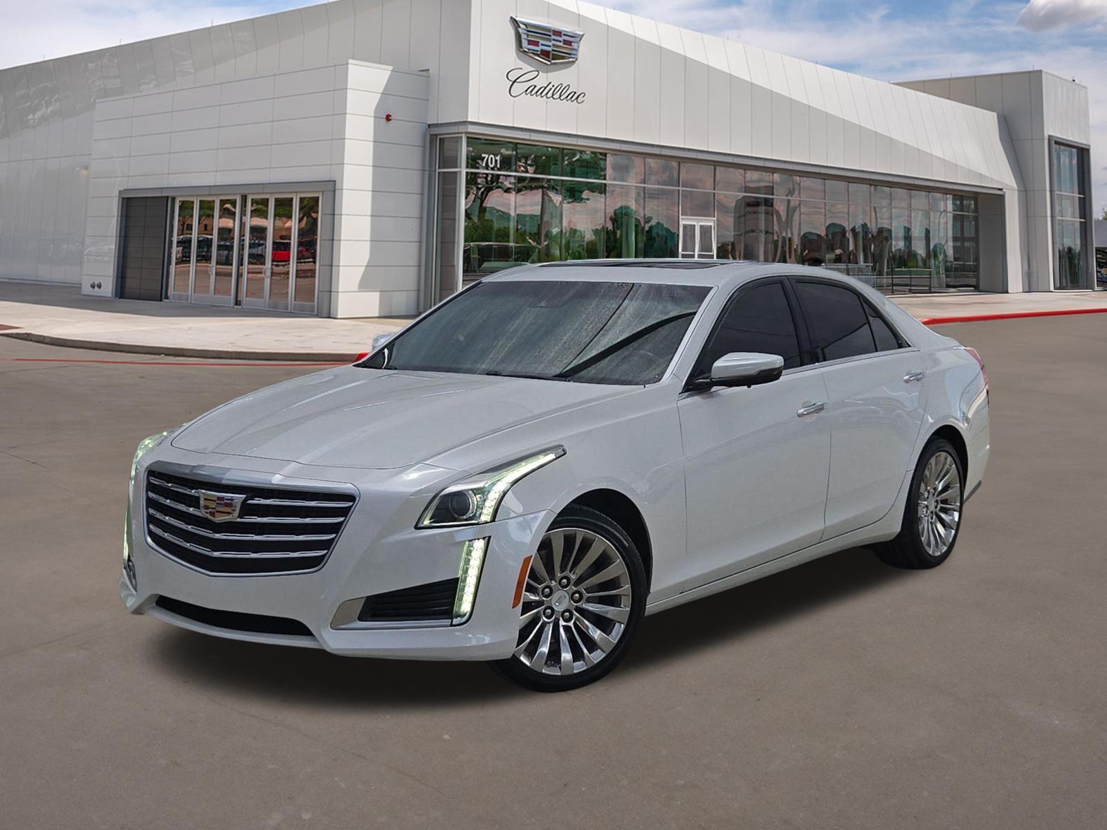 Crystal White Tricoat 2017 Cadillac CTS Sedan All-Wheel Drive 8-Speed Automatic
