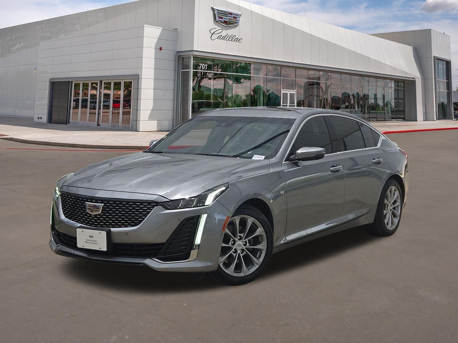Argent Silver Metallic 2024 Cadillac CT5 Sedan Rear-Wheel Drive Automatic