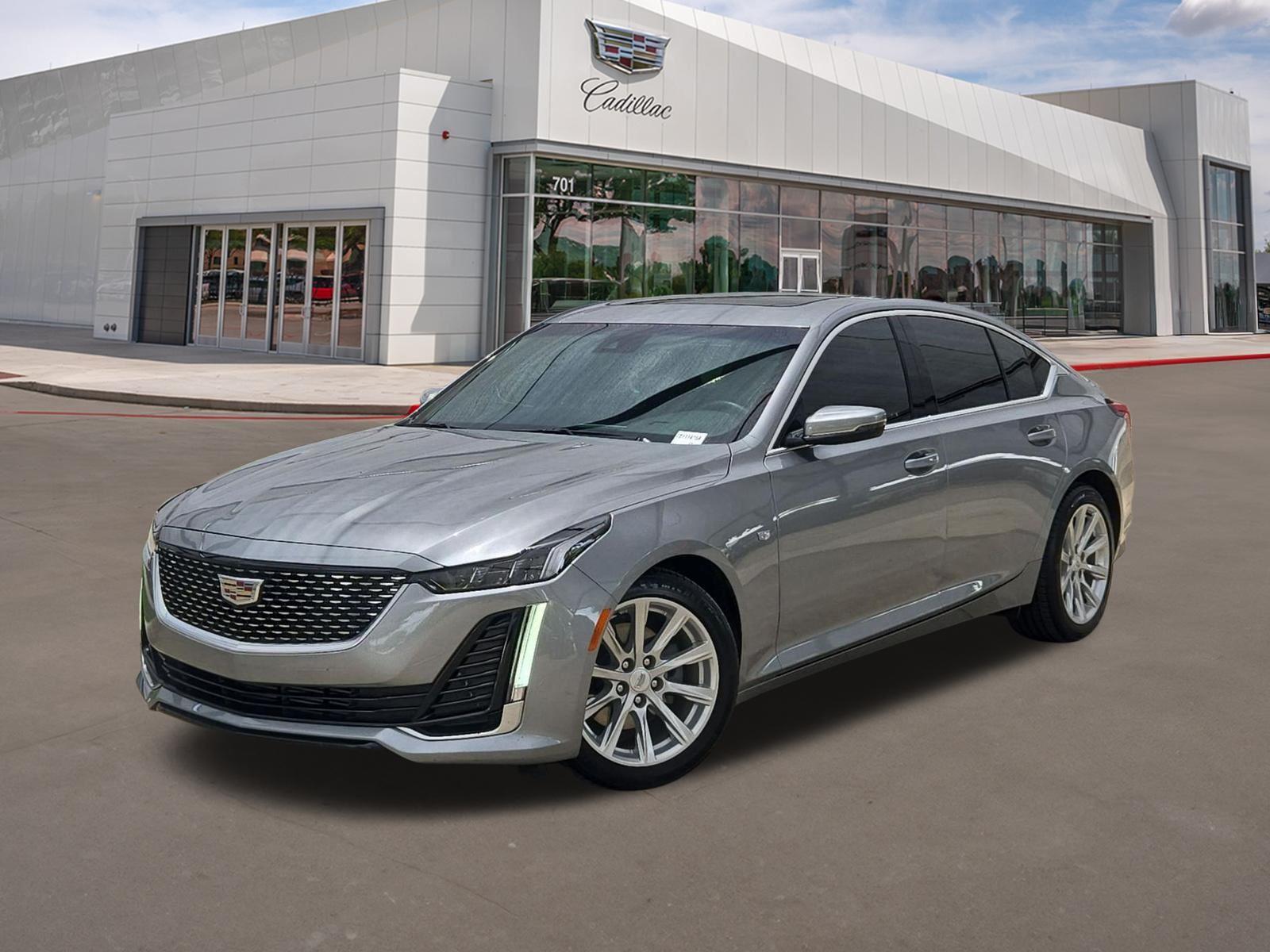 Argent Silver Metallic 2023 Cadillac CT5 Sedan Rear-Wheel Drive Automatic