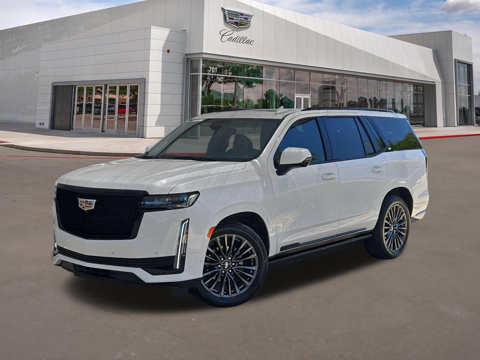 Crystal White Tricoat 2022 Cadillac Escalade SUV / Crossover Four-Wheel Drive Automatic