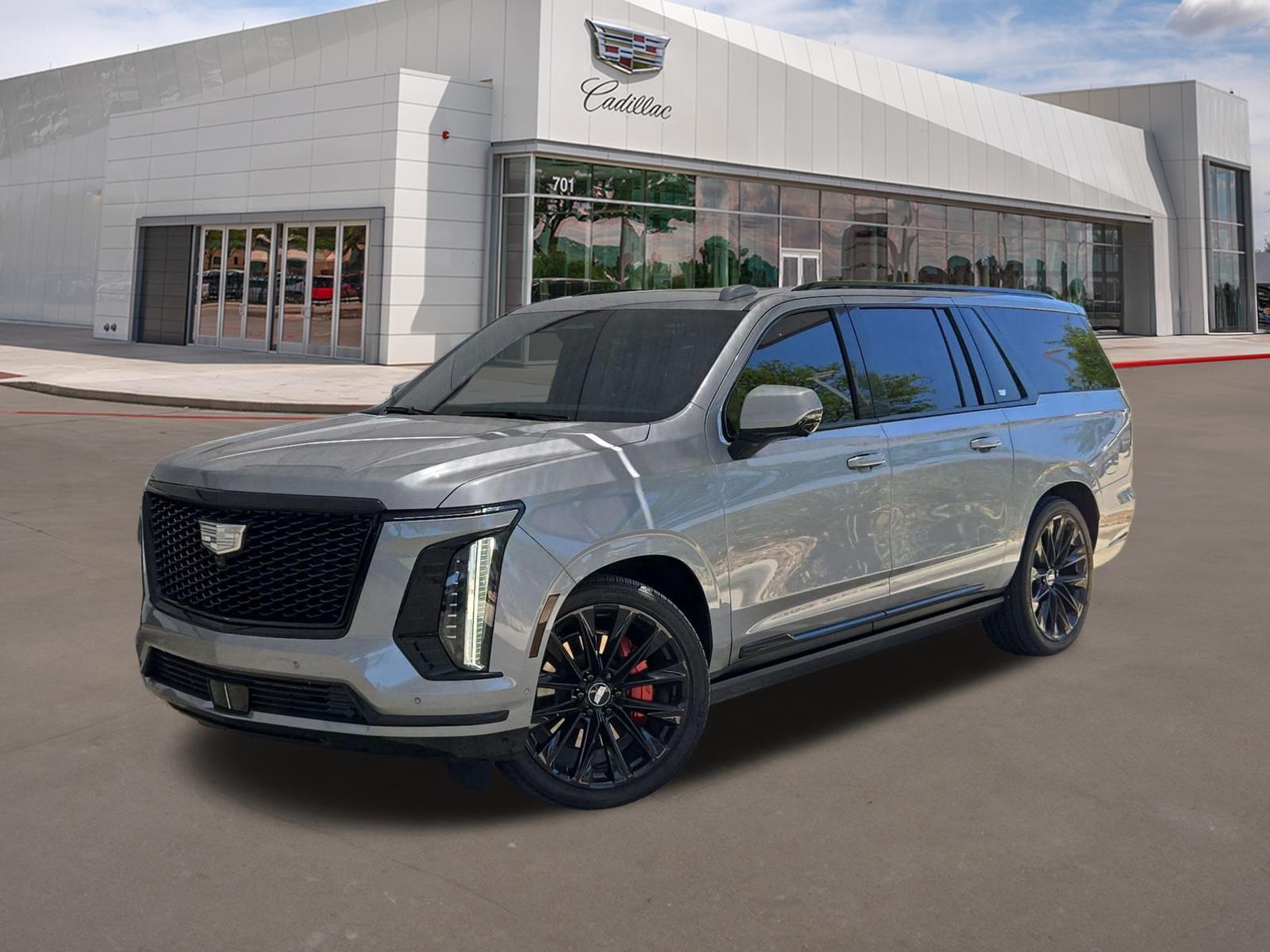 Argent Silver Metallic 2025 Cadillac Escalade ESV SUV / Crossover Four-Wheel Drive Automatic