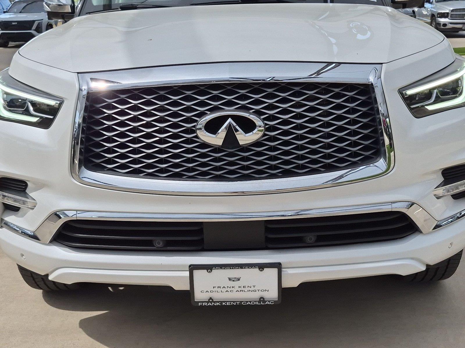 Moonstone White 2019 INFINITI QX80 SUV / Crossover Rear-Wheel Drive Automatic