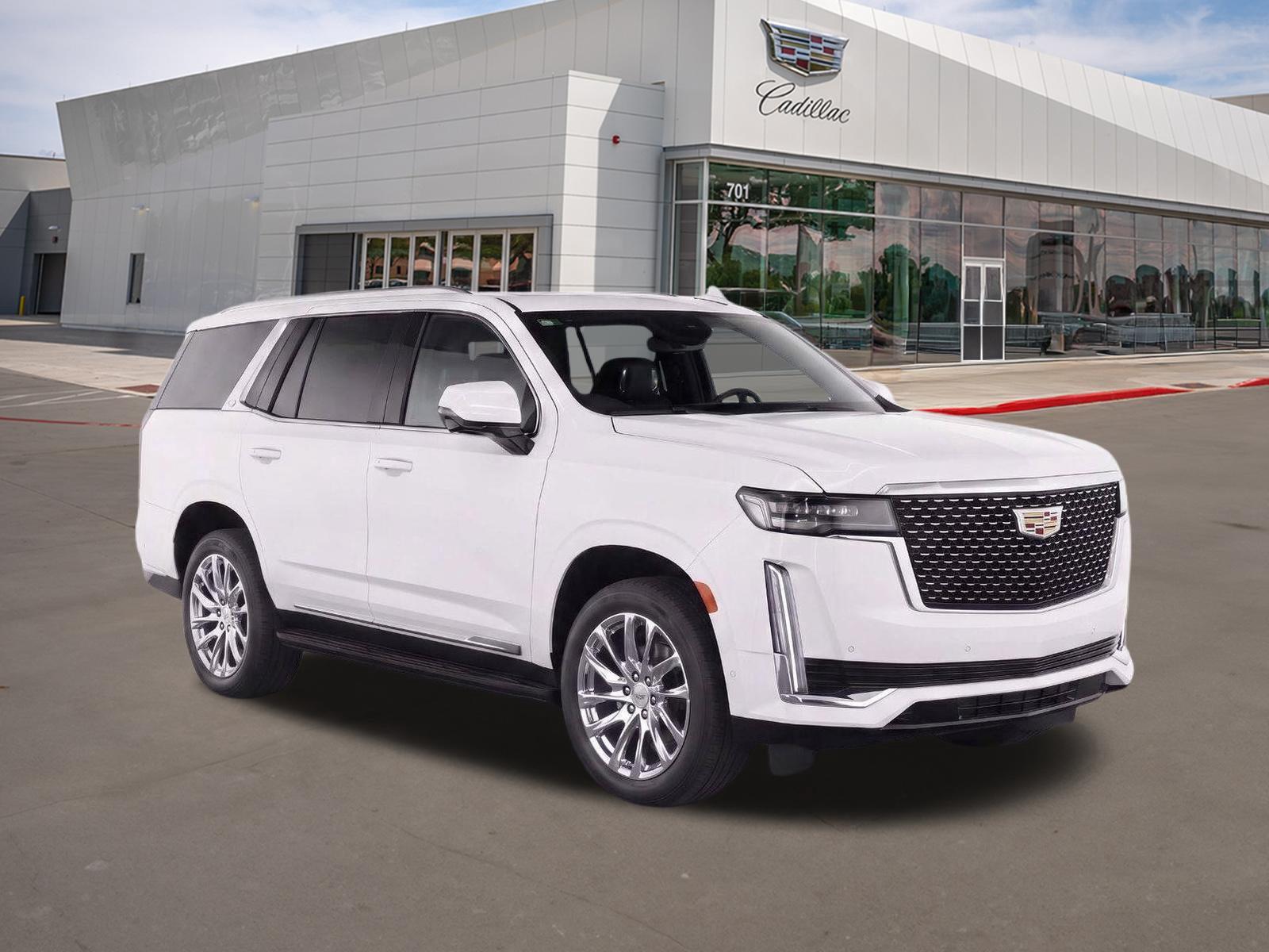 Crystal White Tricoat 2023 Cadillac Escalade SUV / Crossover Four-Wheel Drive Automatic