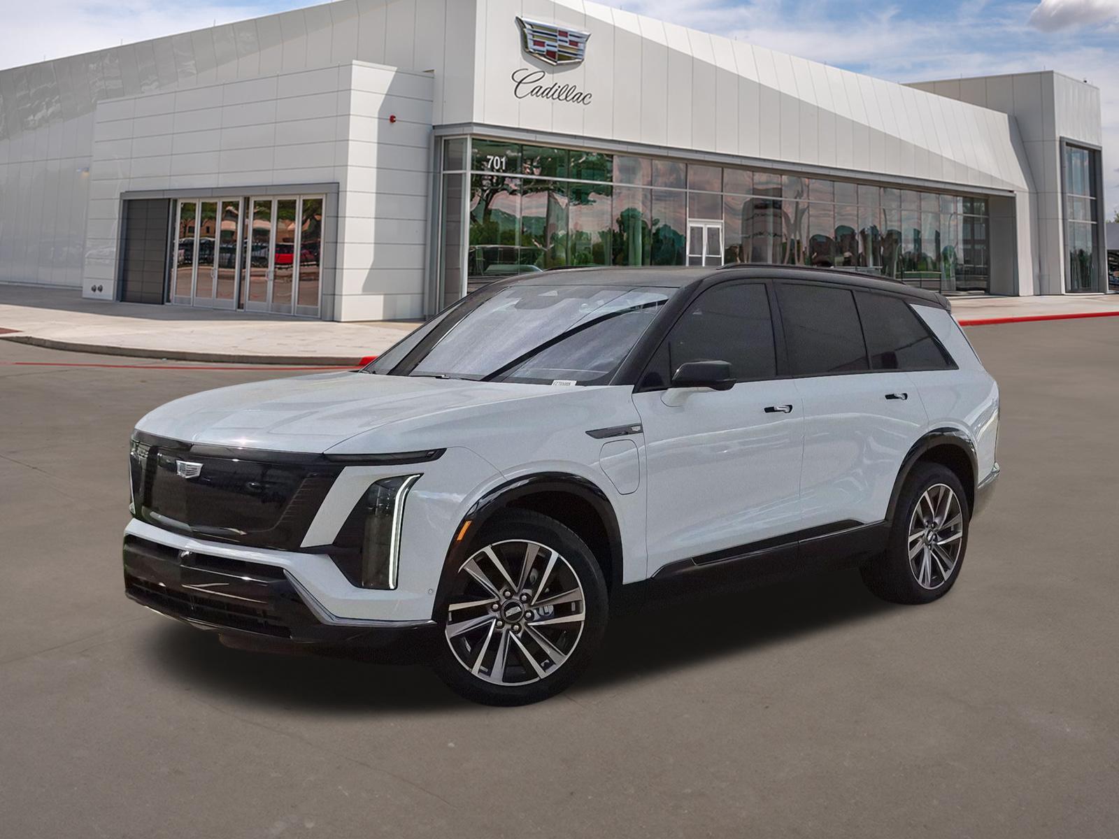 Vibrant White Tricoat 2027 Cadillac VISTIQ SUV / Crossover All-Wheel Drive Automatic
