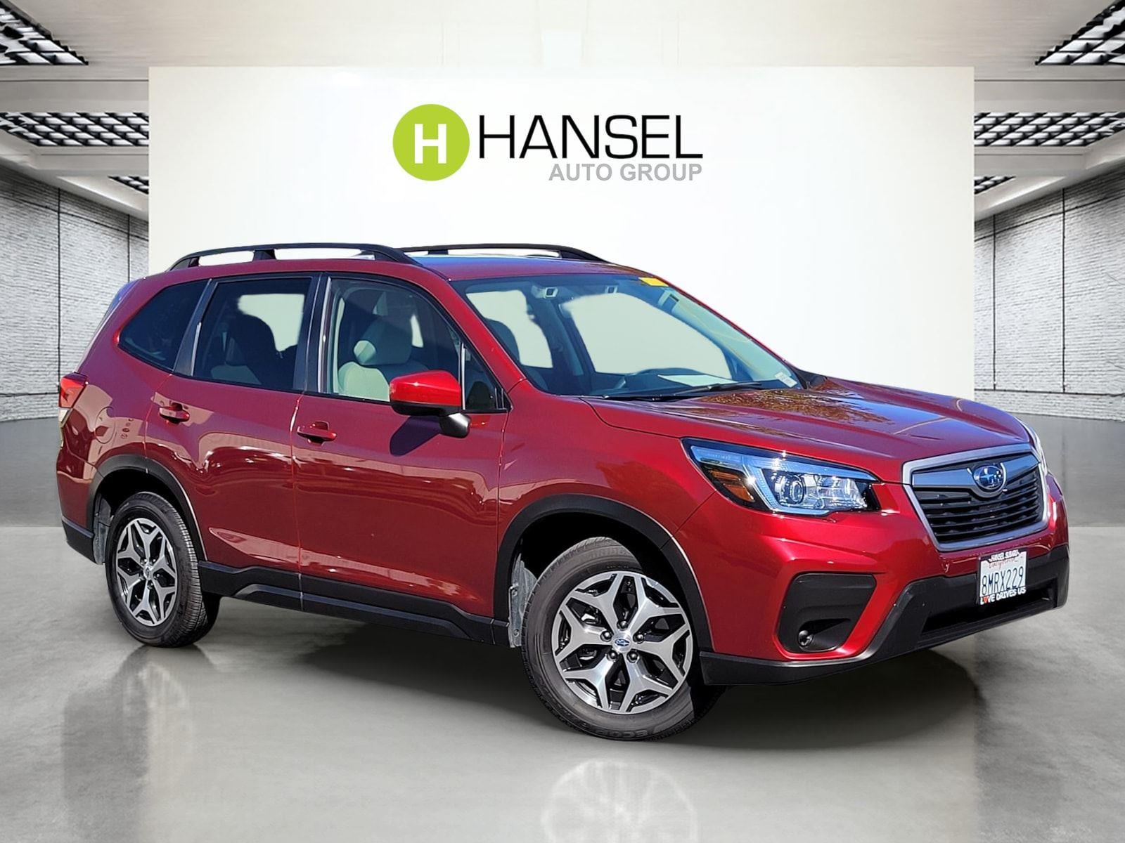 Crimson Red Pearl 2020 Subaru Forester 2.5i Premium AWD SUV / Crossover All-Wheel Drive Continuously Variable Transmission