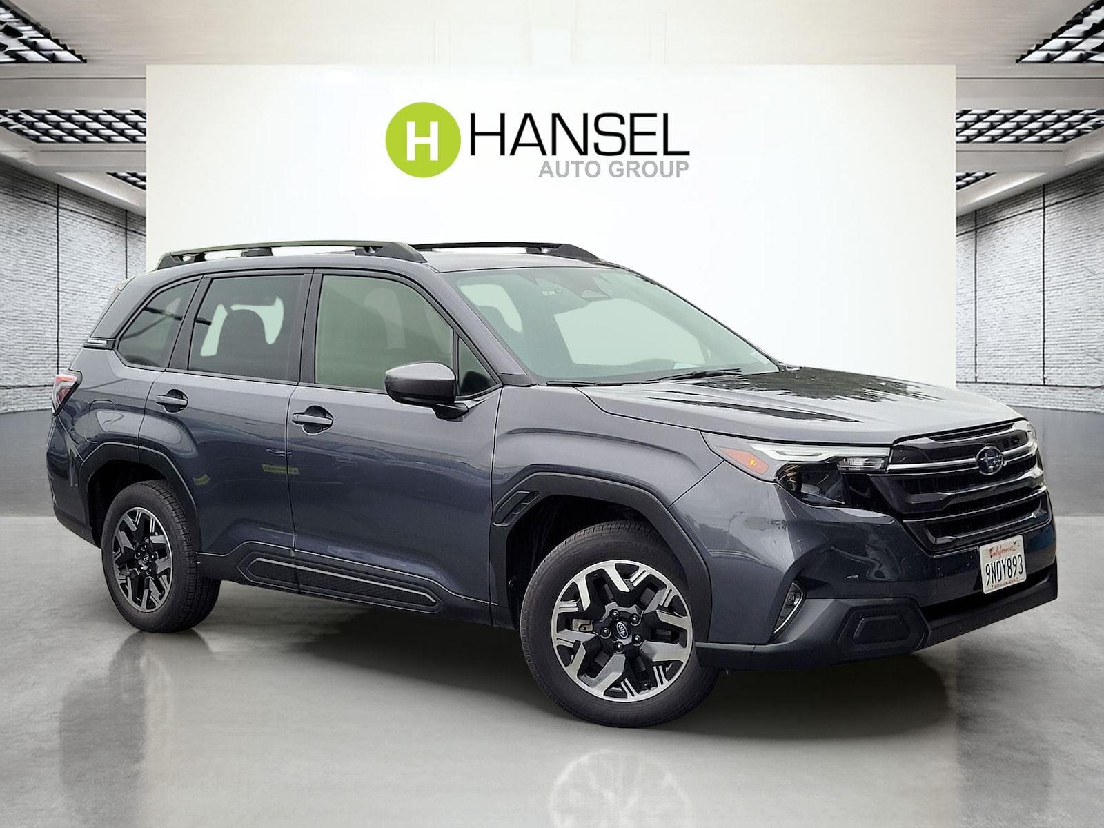 Magnetite Gray Metallic 2025 Subaru Forester Premium Crossover AWD SUV / Crossover All-Wheel Drive Continuously Variable Transmission