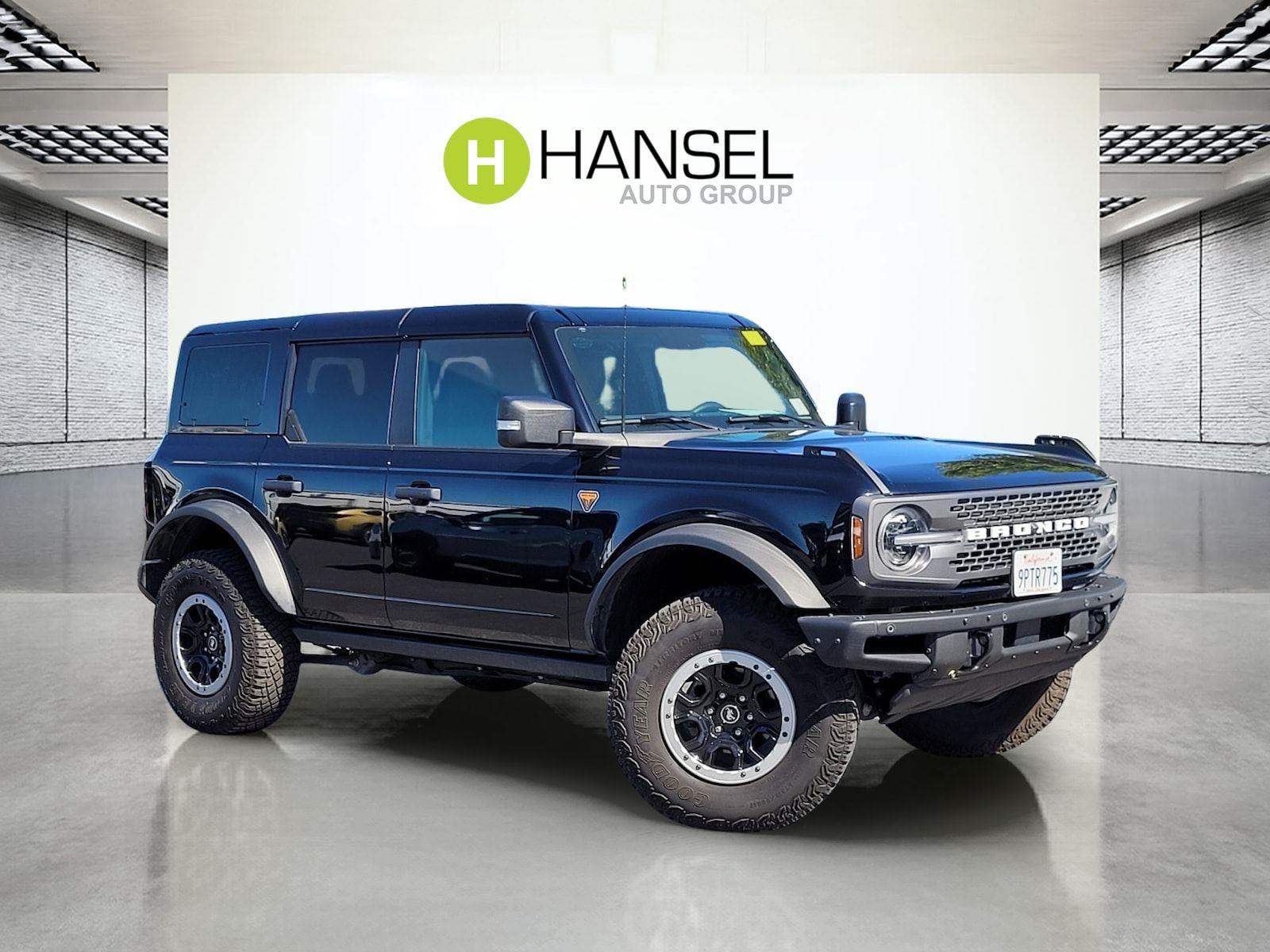 Shadow Black 2024 Ford Bronco Badlands 4-Door 4WD SUV / Crossover Four-Wheel Drive Automatic