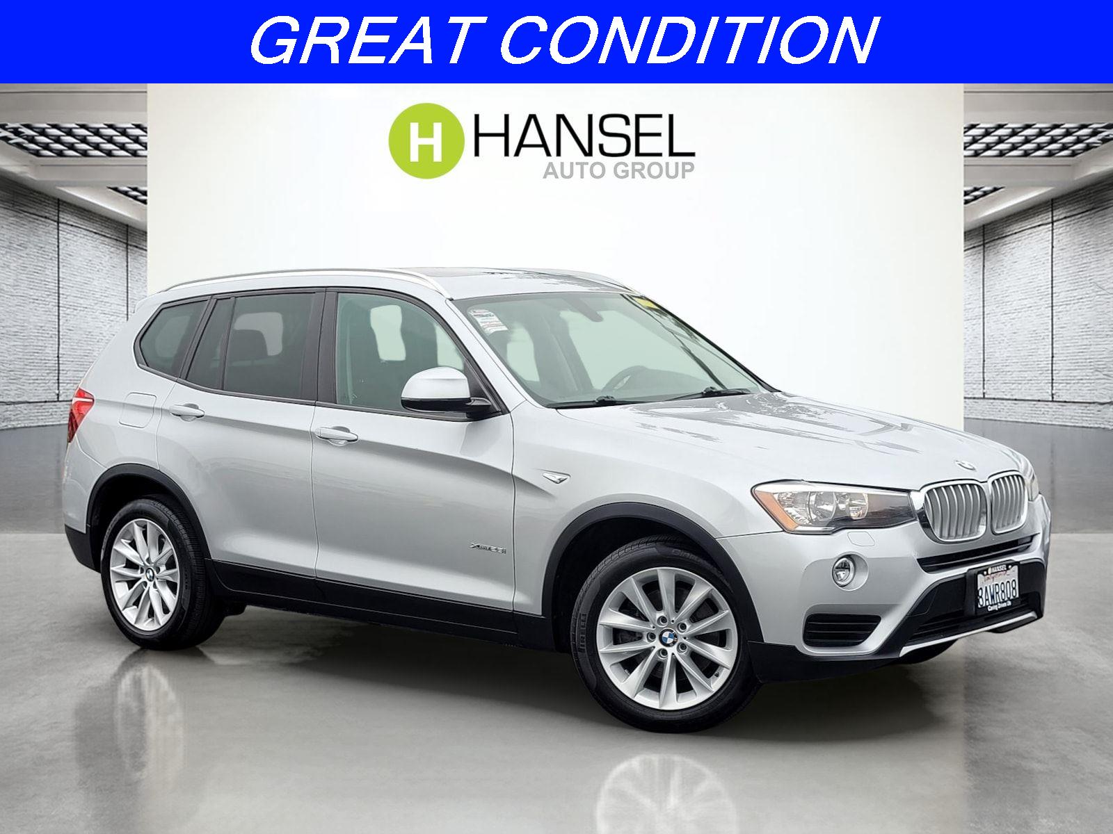Glacier Silver Metallic 2017 BMW X3 SUV / Crossover All-Wheel Drive 8-Speed Automatic