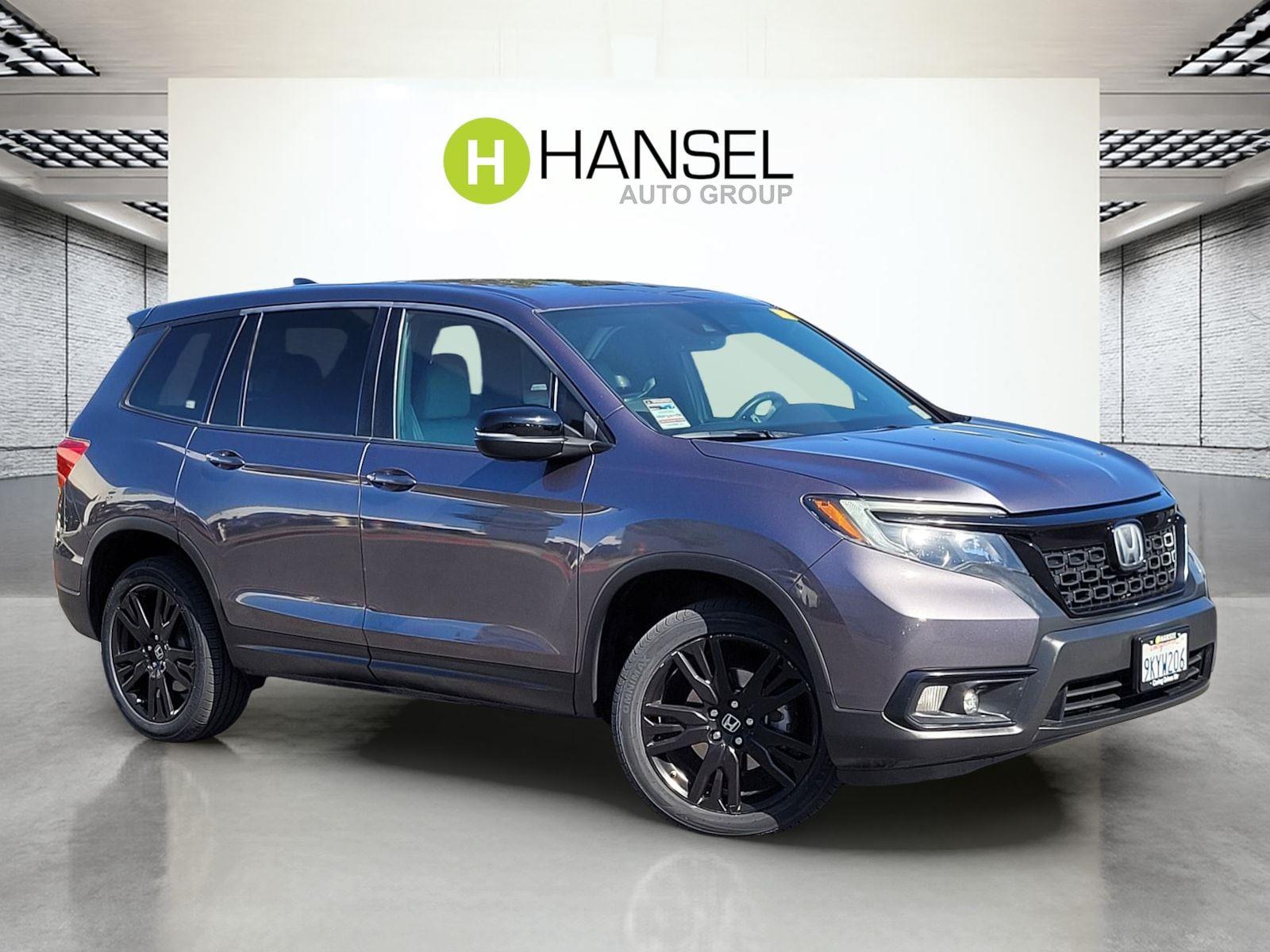 Gray (Modern Steel Metallic) 2019 Honda Passport SUV / Crossover All-Wheel Drive 9-Speed Automatic