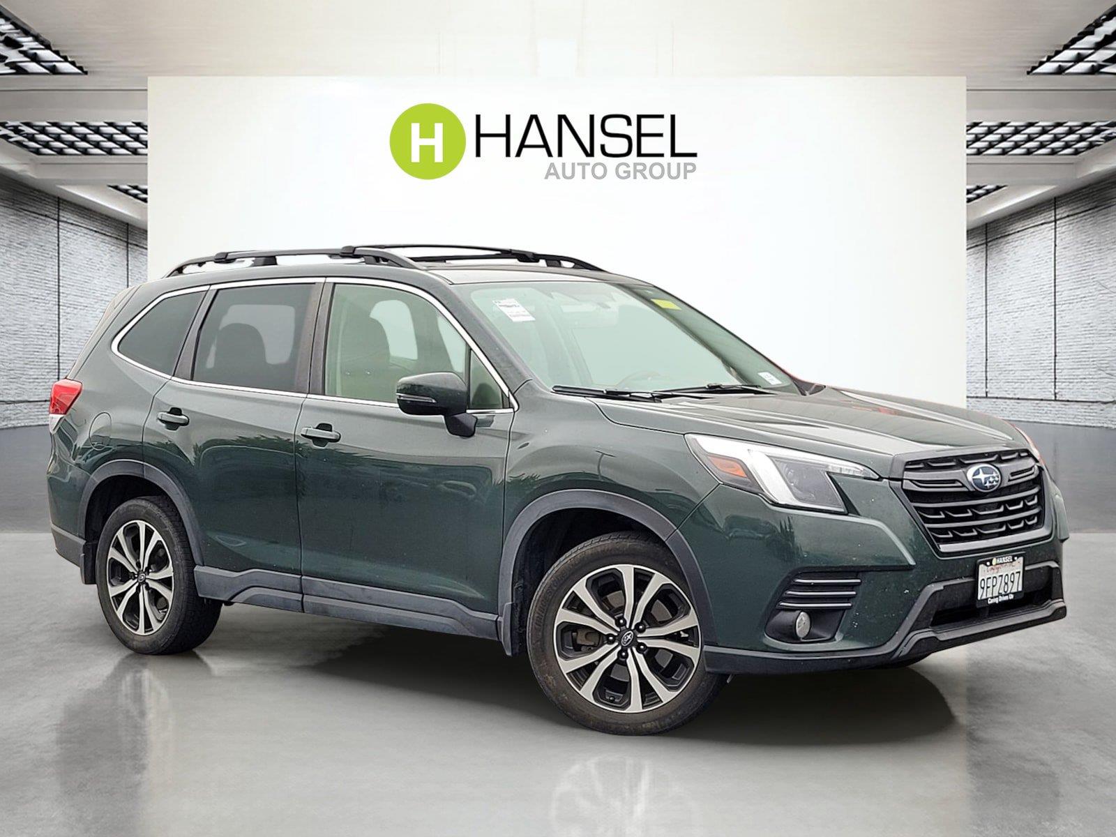 Cascade Green Silica 2023 Subaru Forester SUV / Crossover All-Wheel Drive Continuously Variable Transmission