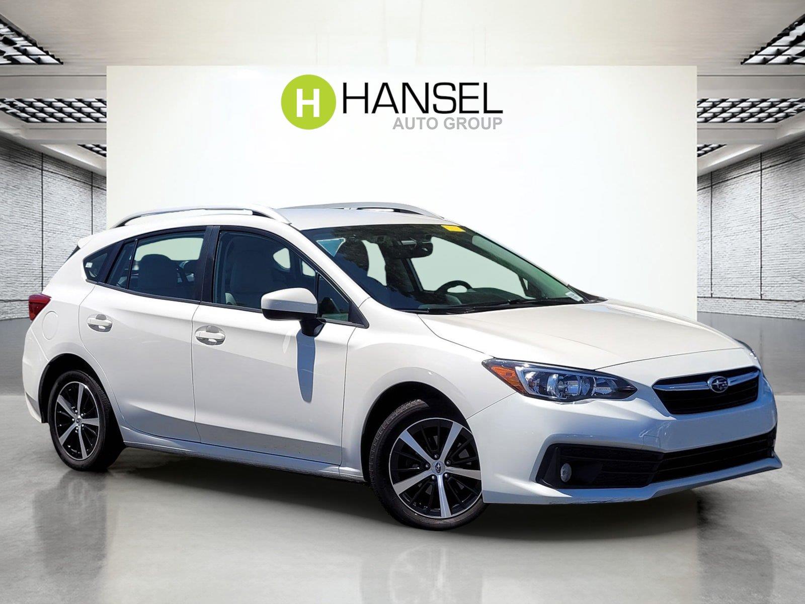 Crystal White Pearl 2020 Subaru Impreza Hatchback All-Wheel Drive Continuously Variable Transmission