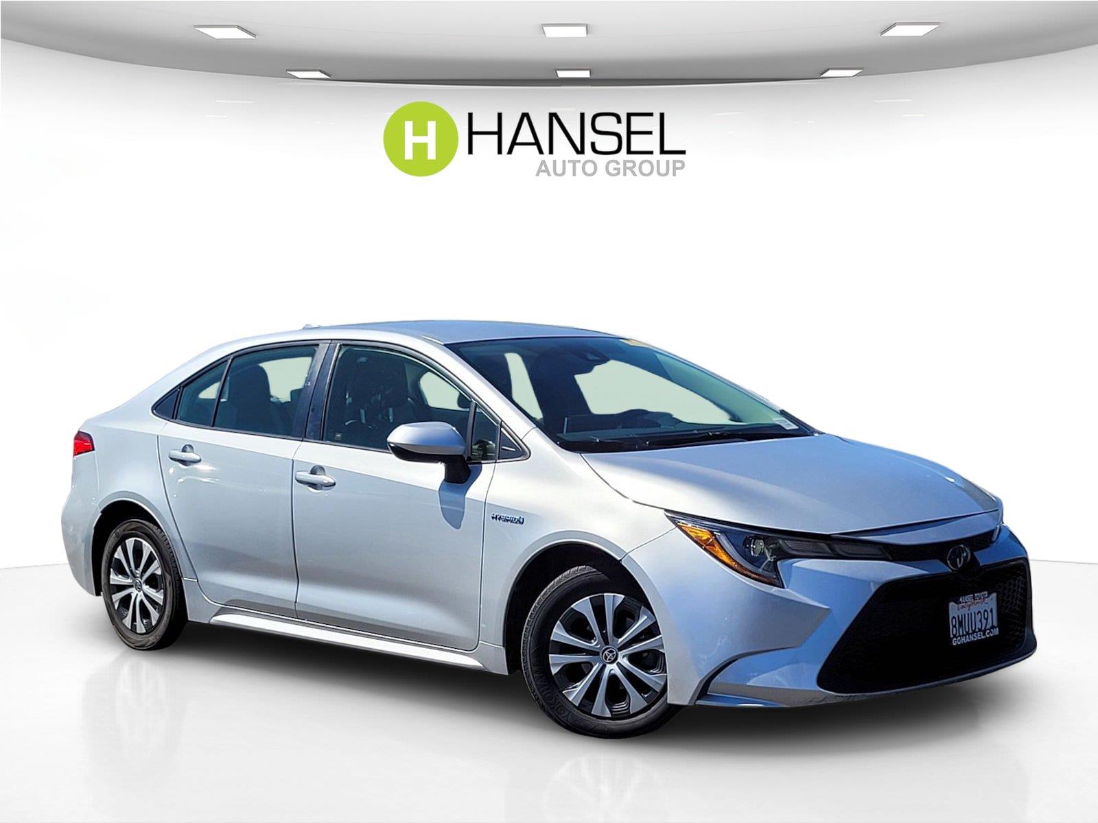 Classic Silver Metallic 2020 Toyota Corolla Hybrid Sedan Front-Wheel Drive Continuously Variable Transmission